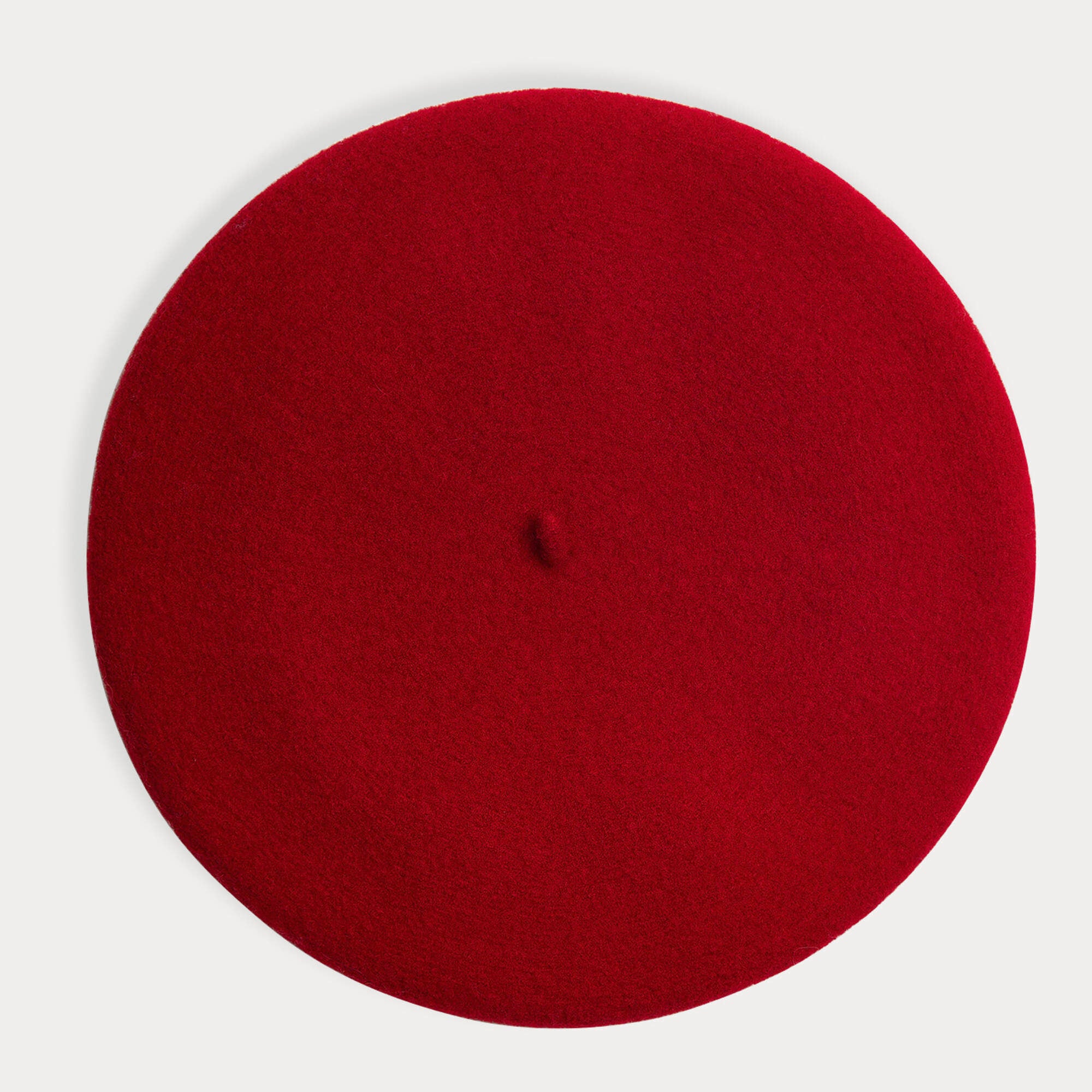 Girls Red Wool Beret