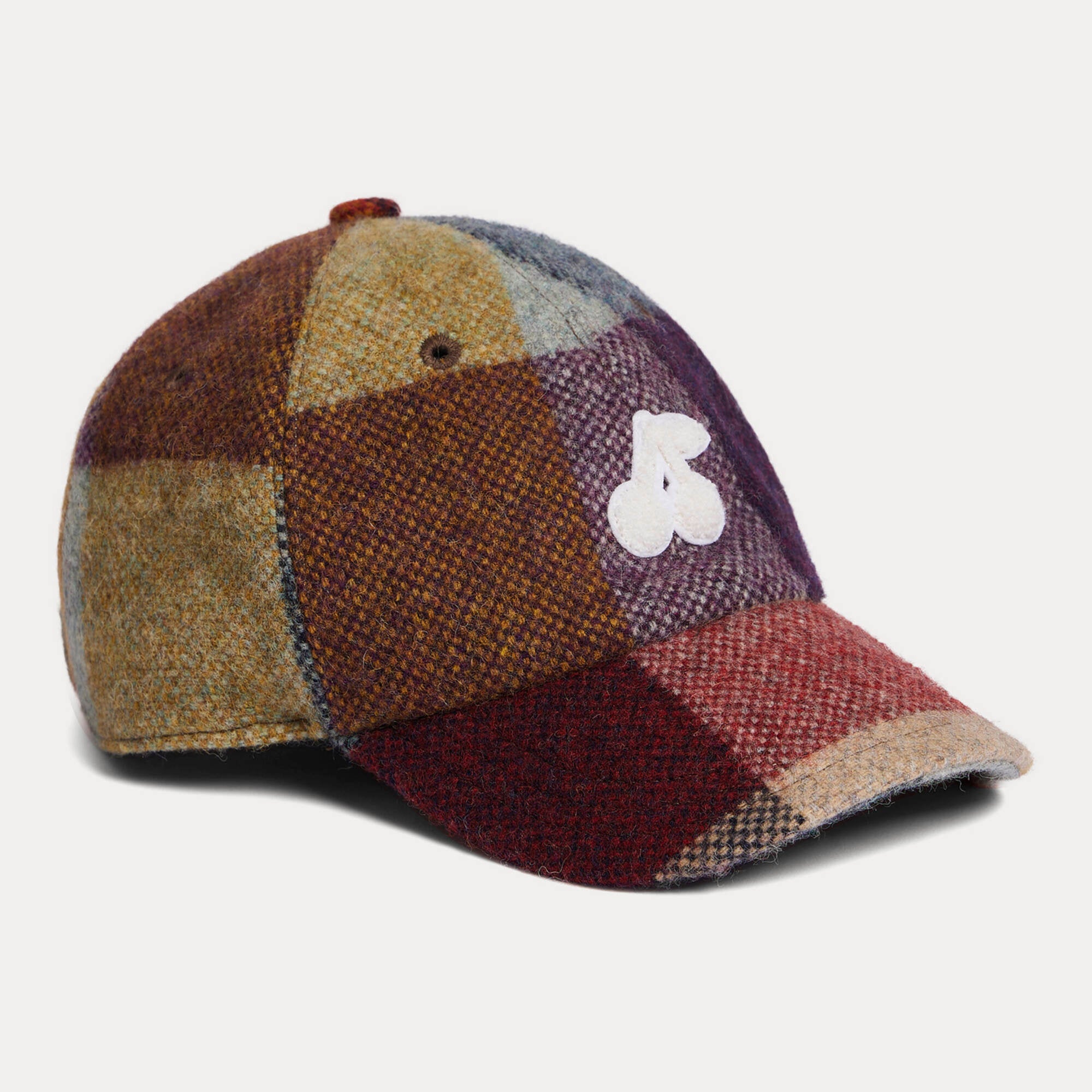 Boys & Girls Multicolor Check Wool Cap