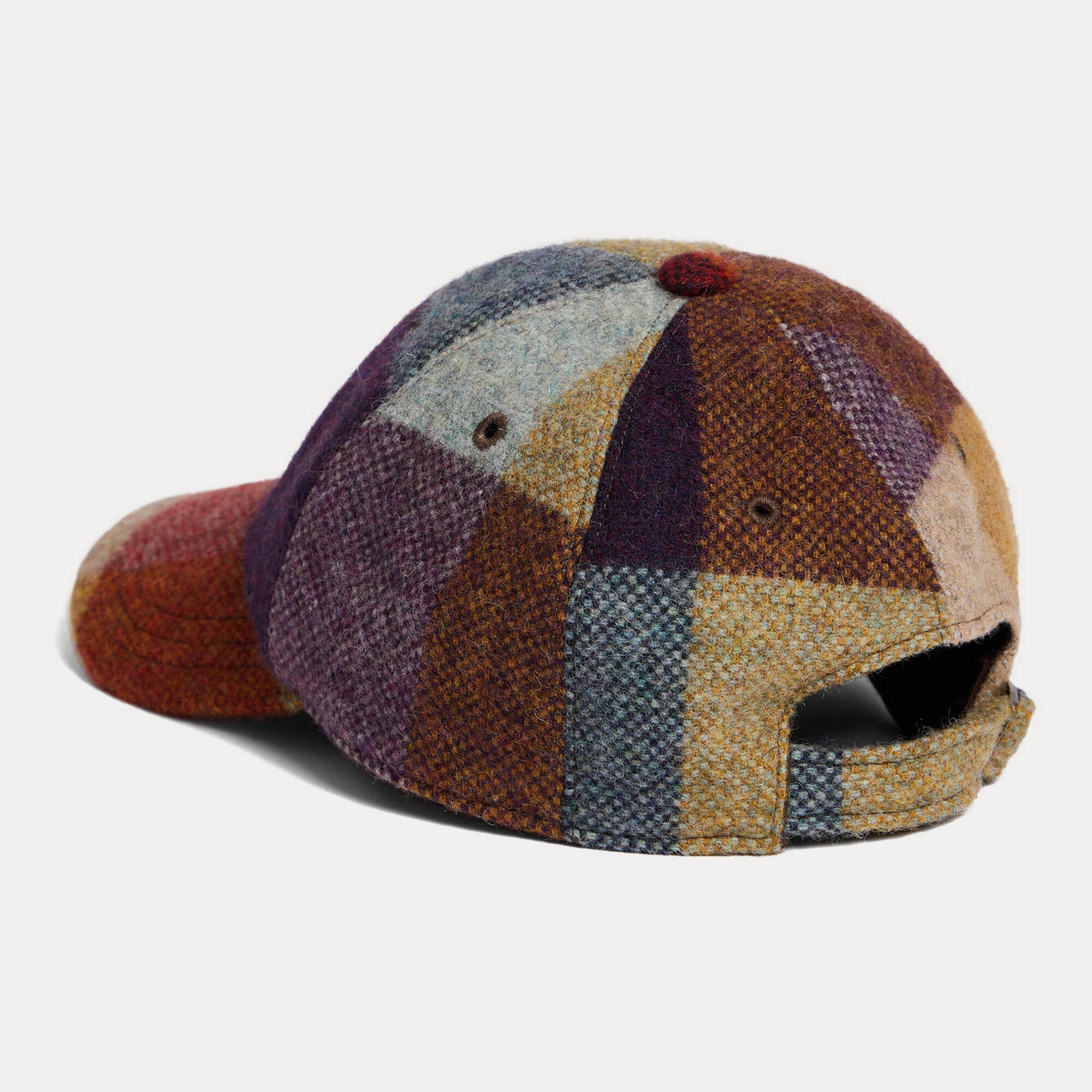 Boys & Girls Multicolor Check Wool Cap