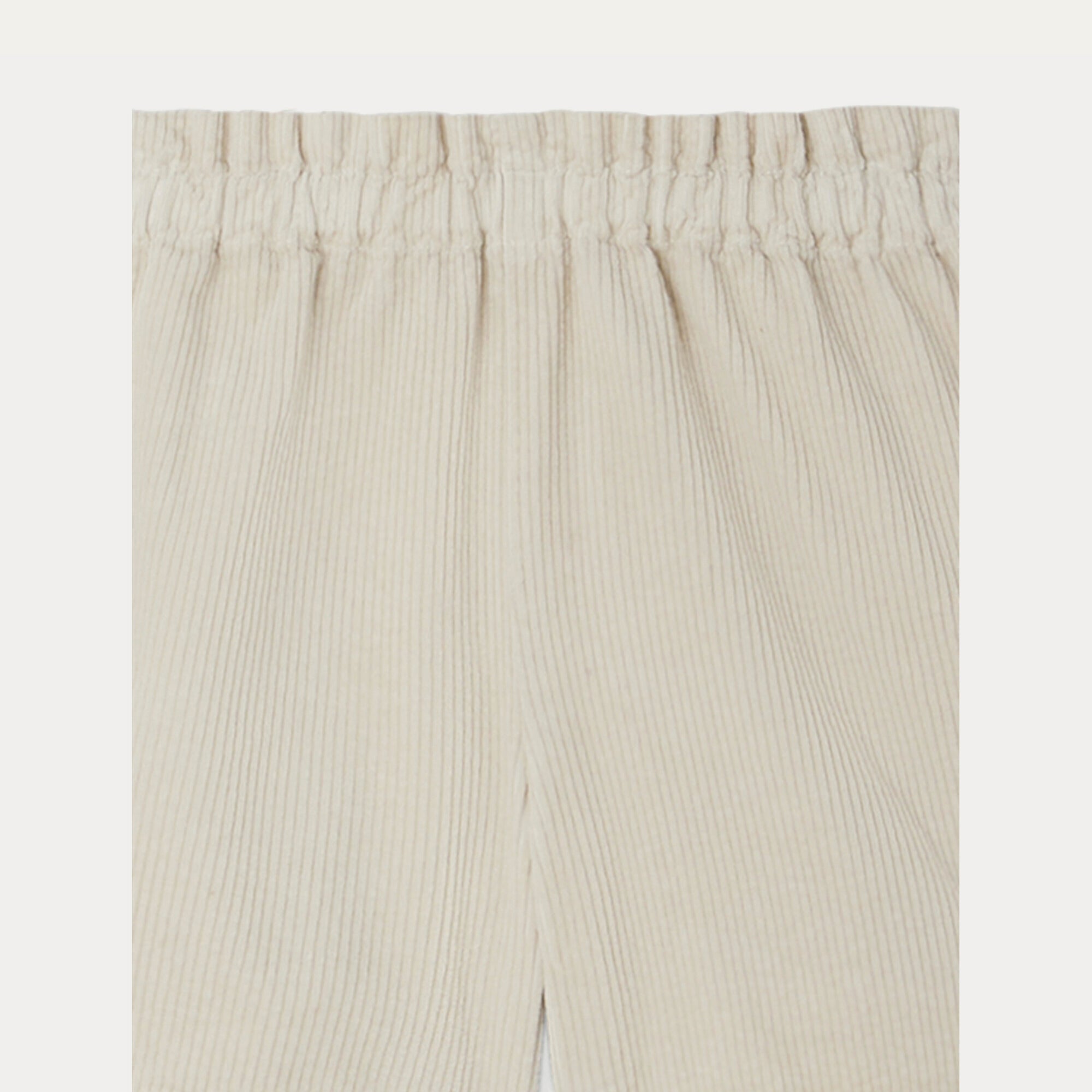 Girls Beige Corduroy Shorts