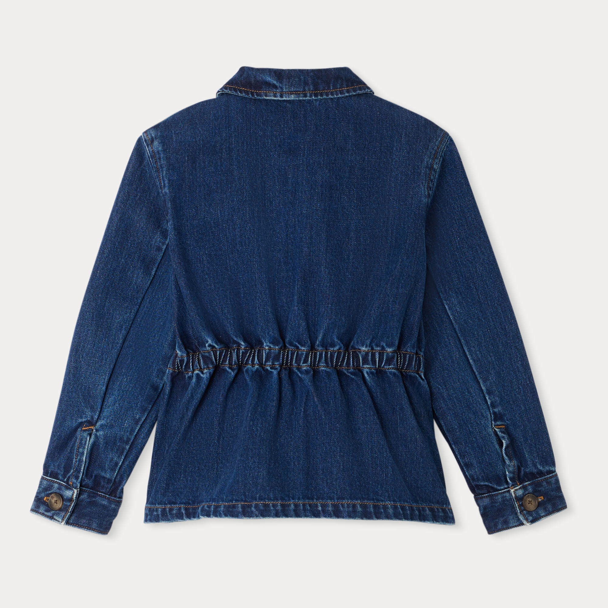 Girls Blue Denim Coat