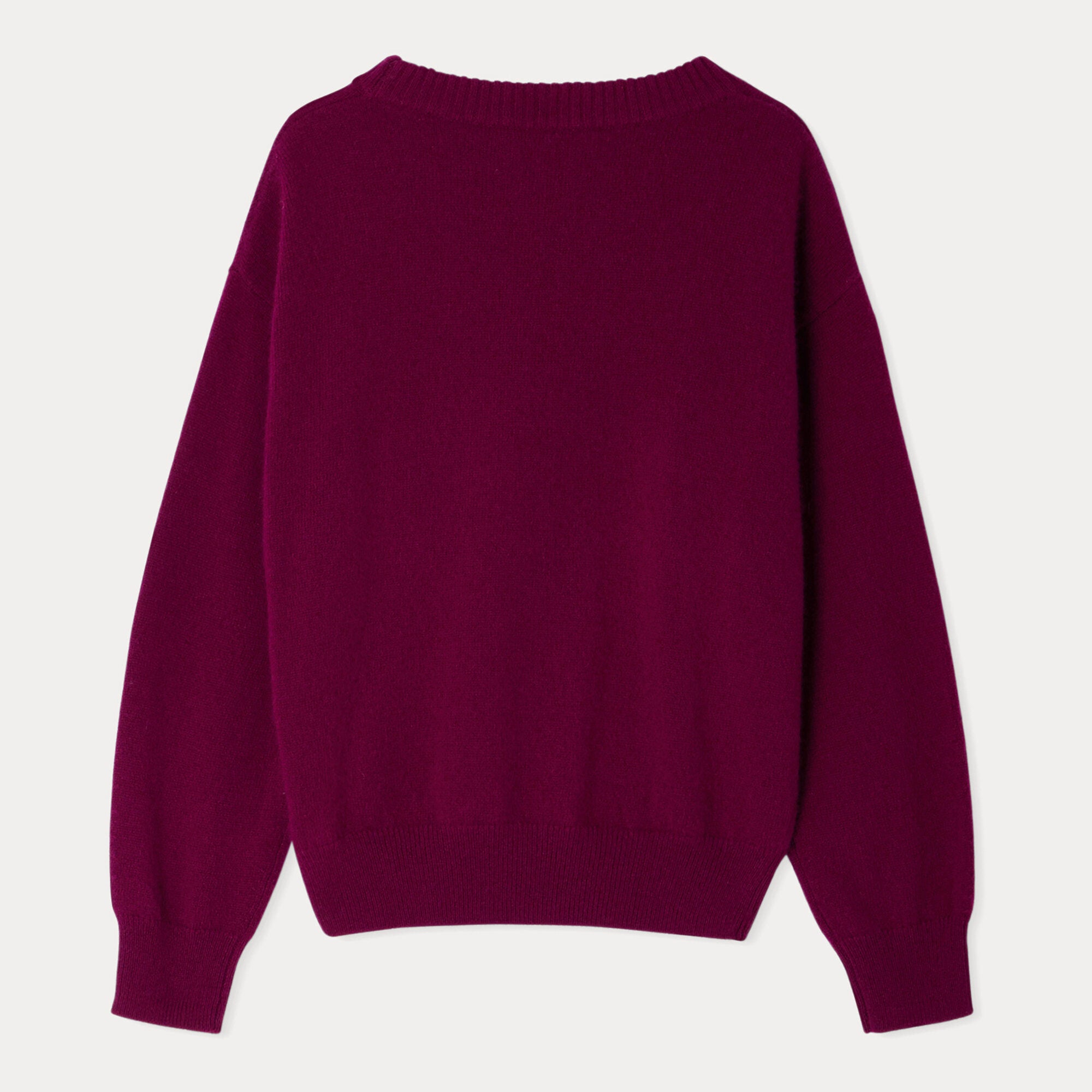 Girls Purple Cashmere Sweater