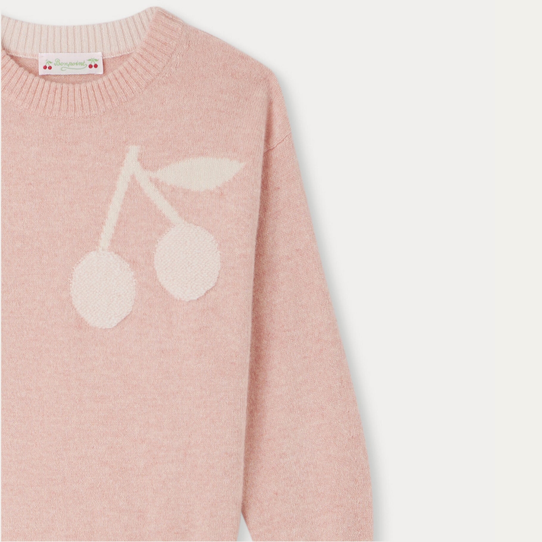 Girls Pink Cashmere Sweater