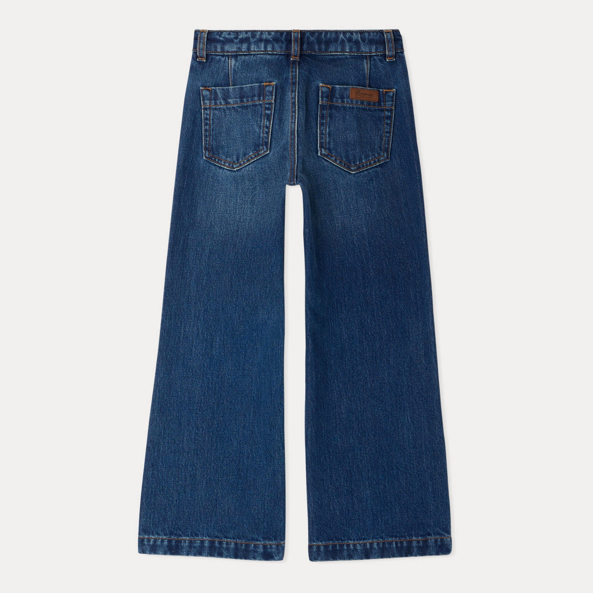 Girls Blue Denim Trousers