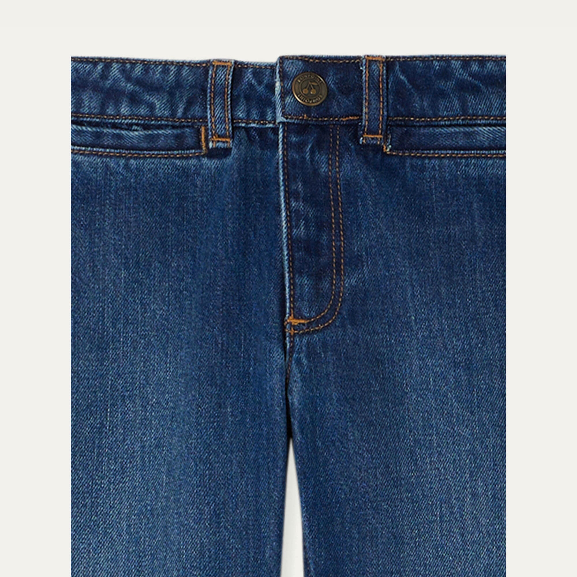 Girls Blue Denim Trousers