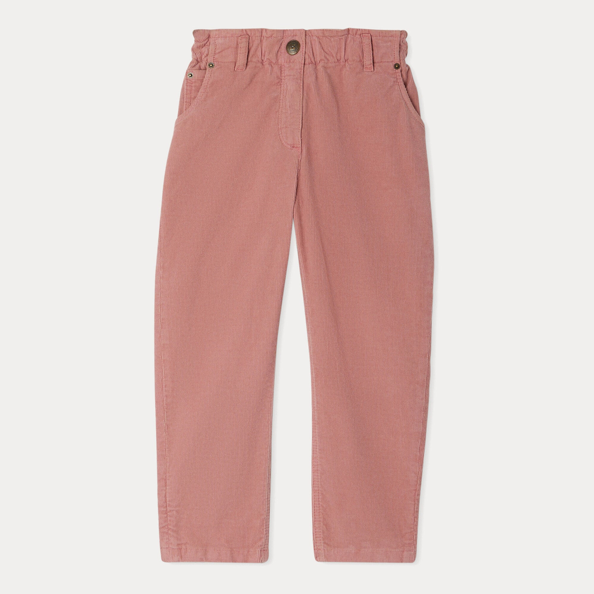 Girls Pink Corduroy Trousers