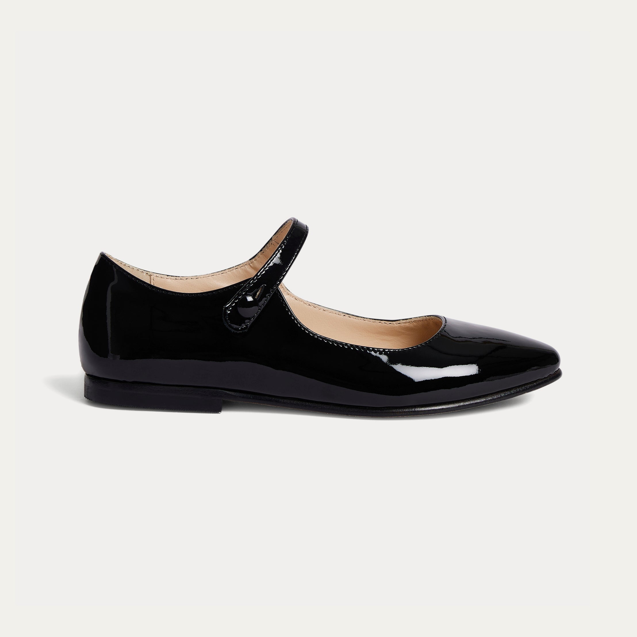 Girls Black Flat Shoes