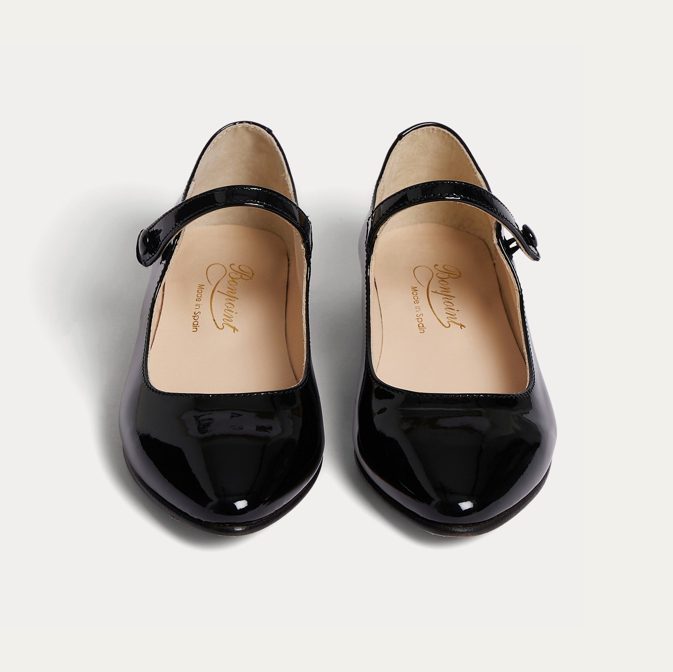 Girls Black Flat Shoes