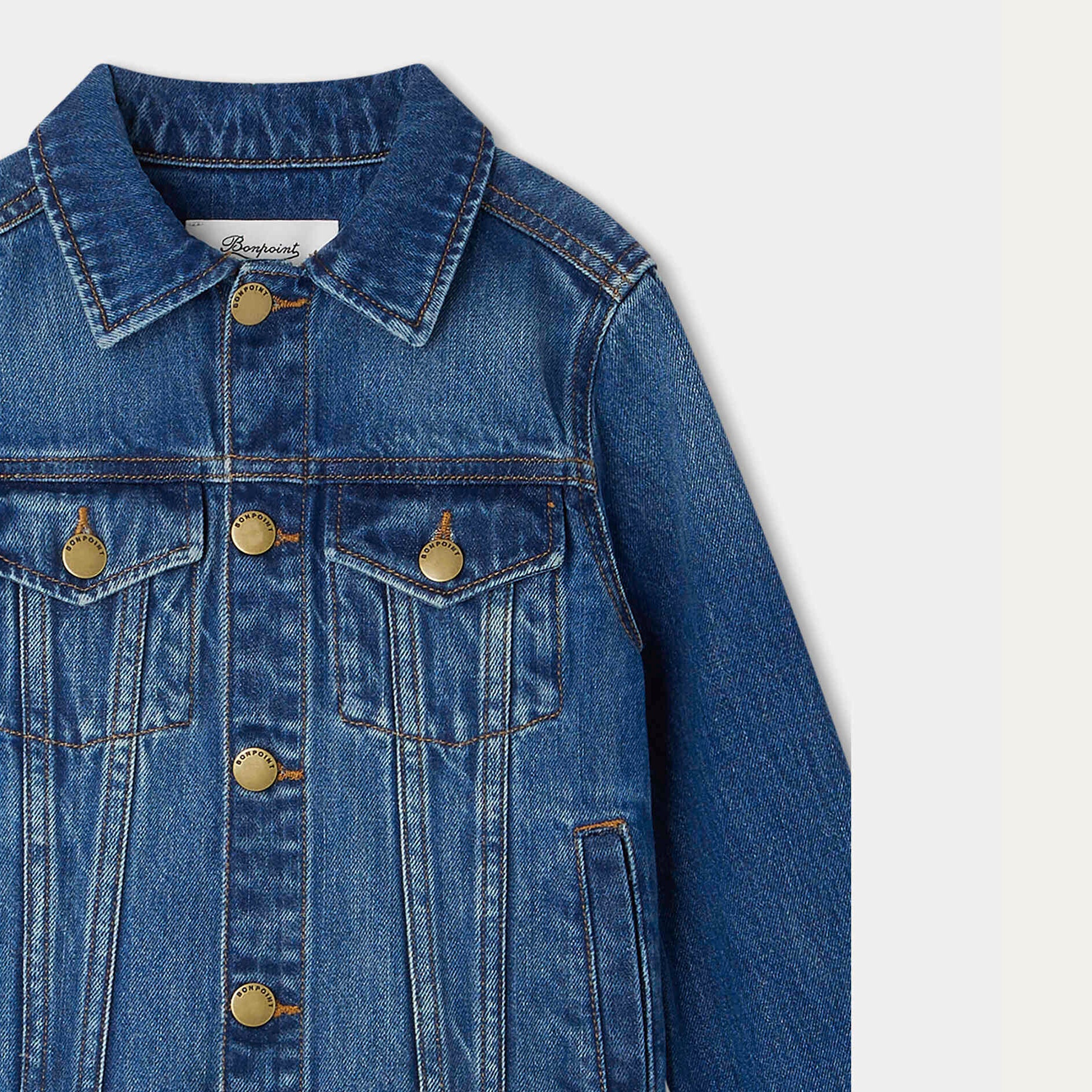 Boys & Girls Blue Denim Coat