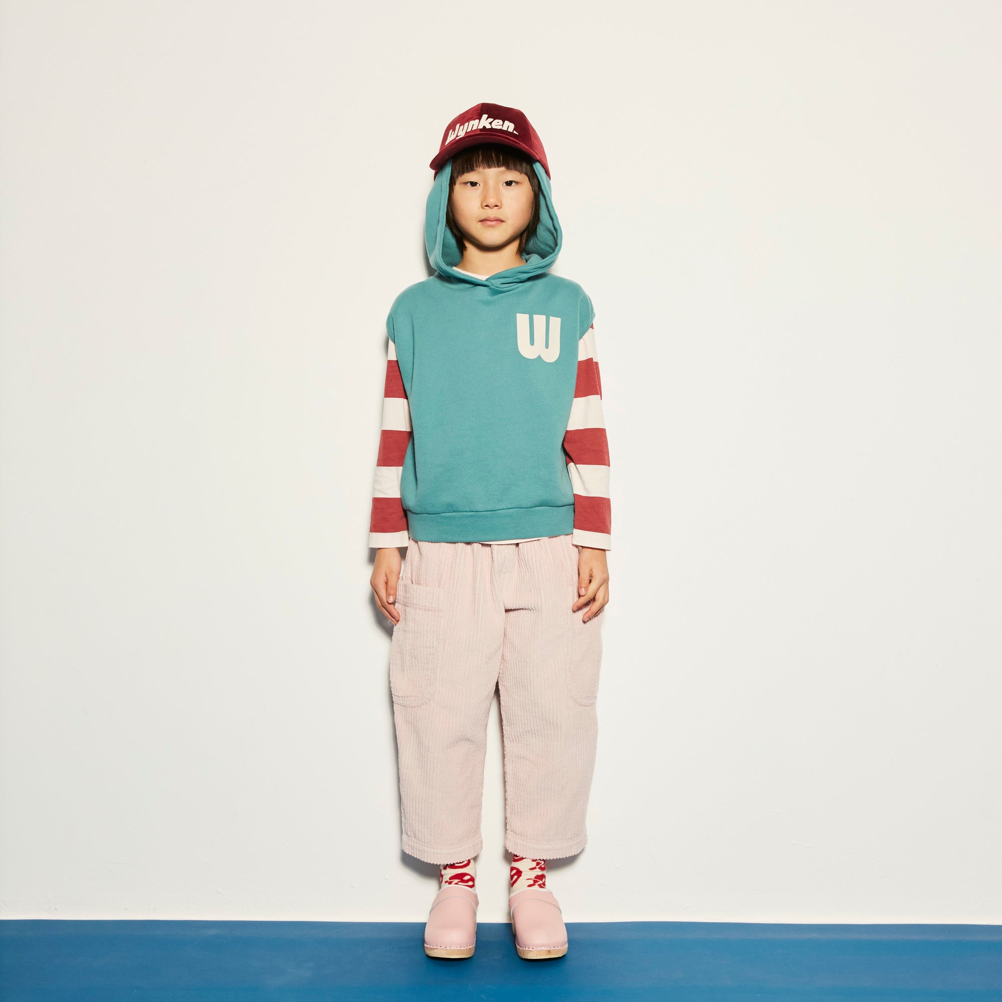 Boys & Girls White Corduroy Trousers