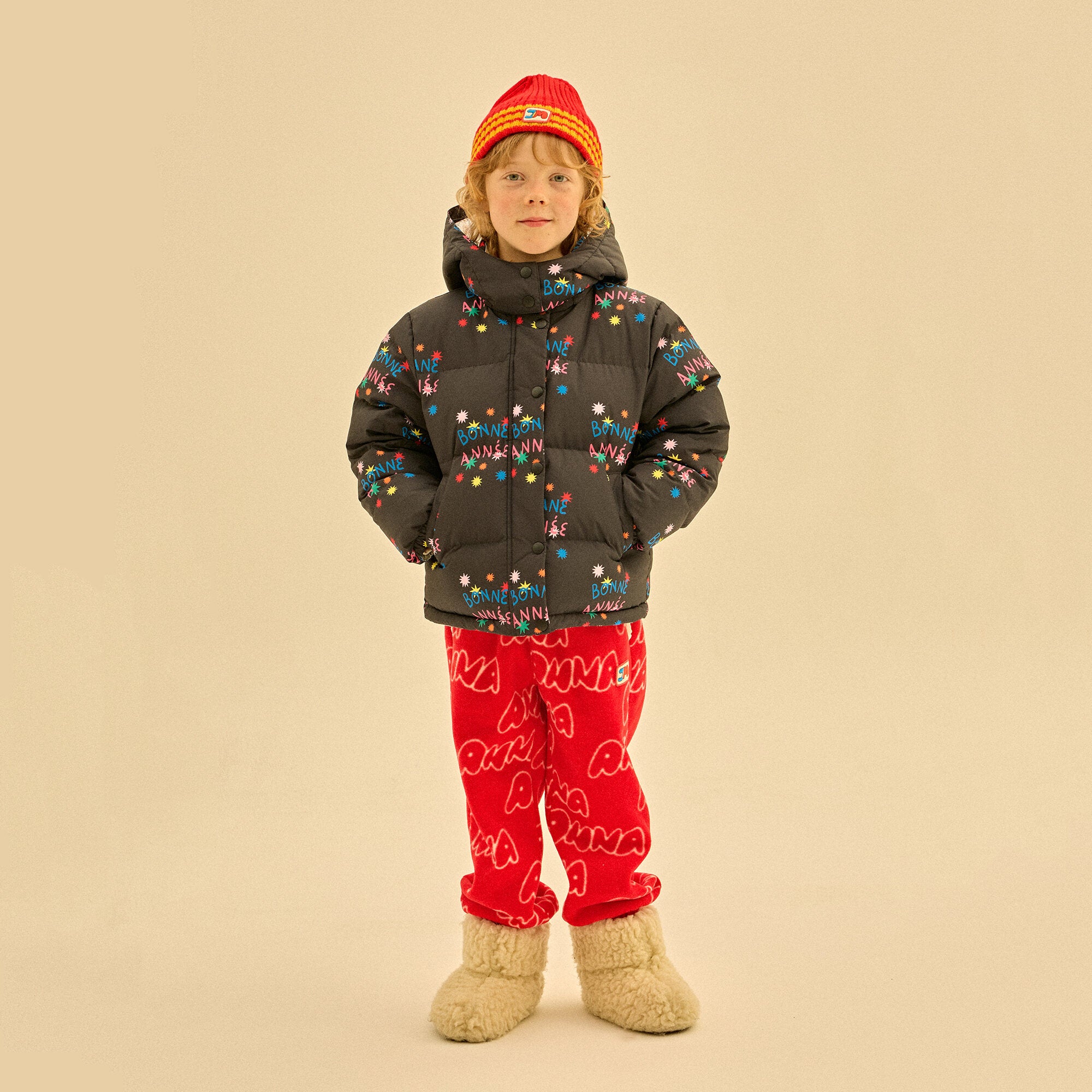 Boys & Girls Silver Reversible Padded Down Jacket