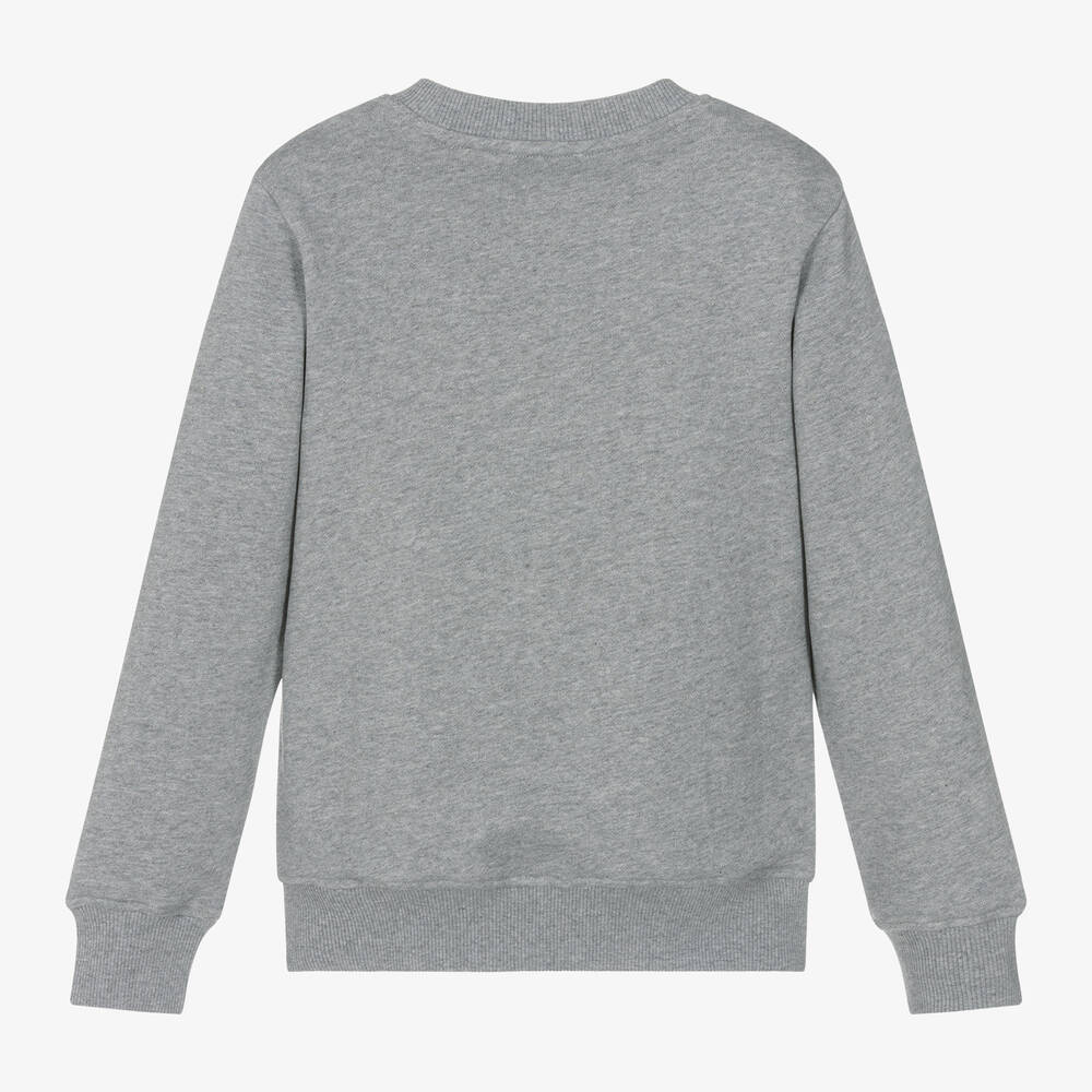 Boys & Girls Grey Cotton Sweatshirt