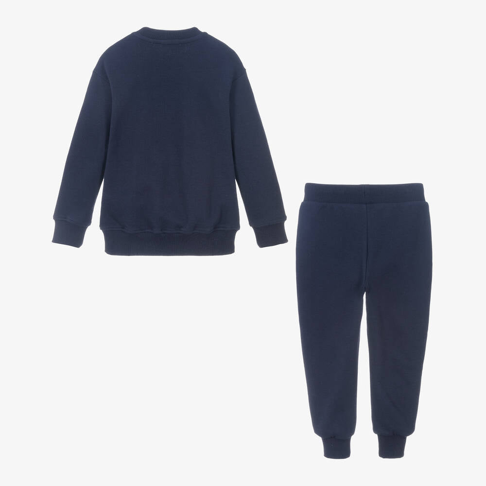 Boys & Girls Navy Cotton Set