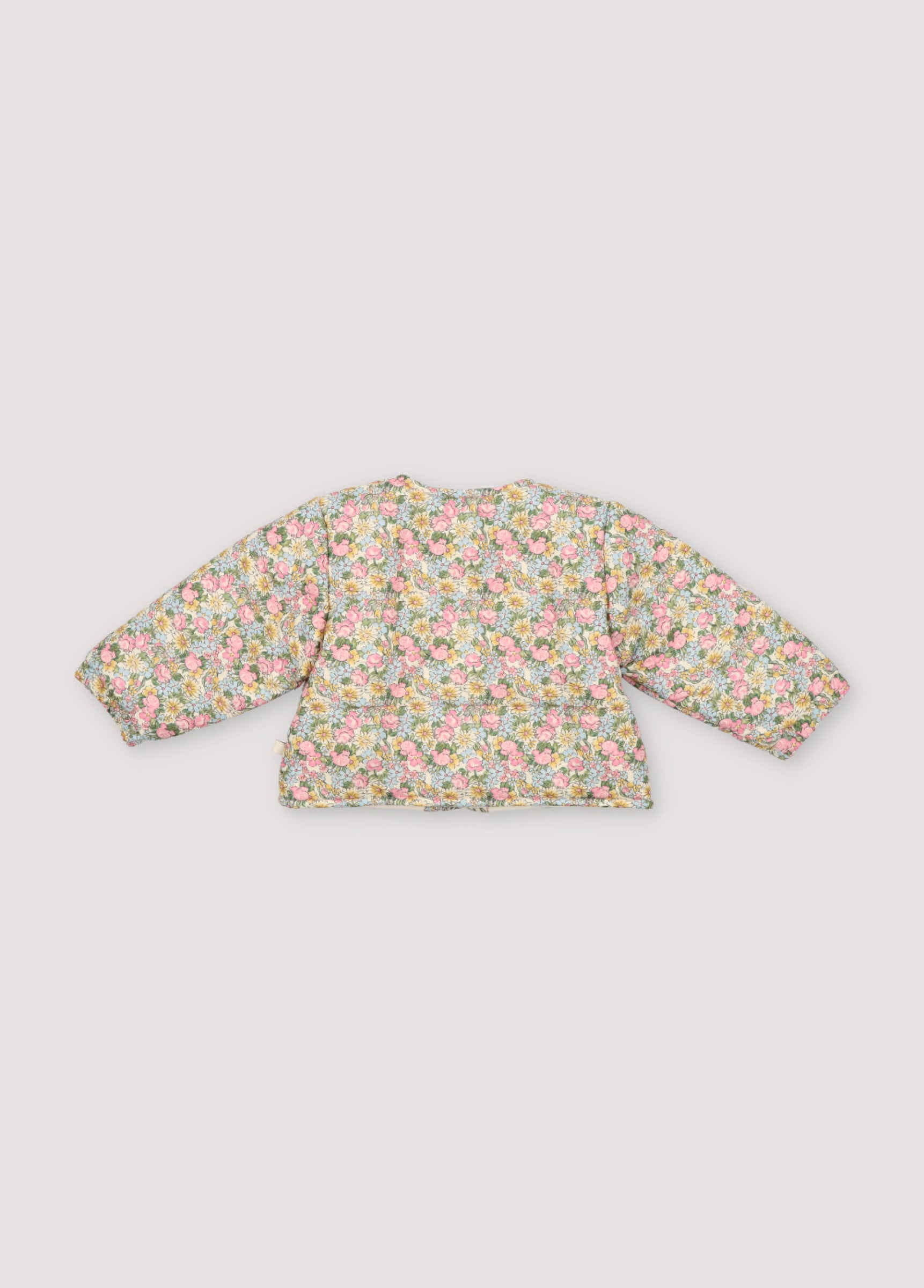 Baby Girls Multicolor Floral Padded Jacket