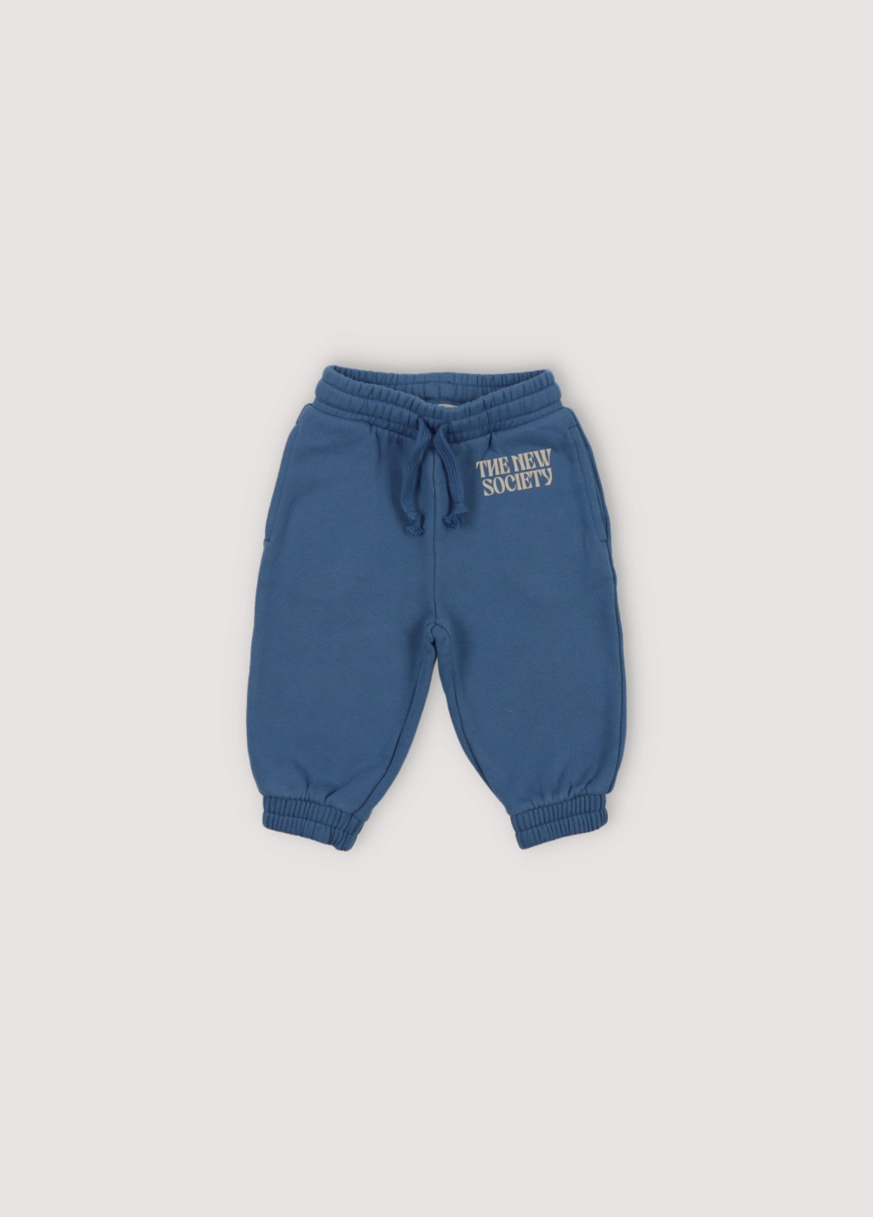 Baby Boys & Girls Blue Cotton Trousers