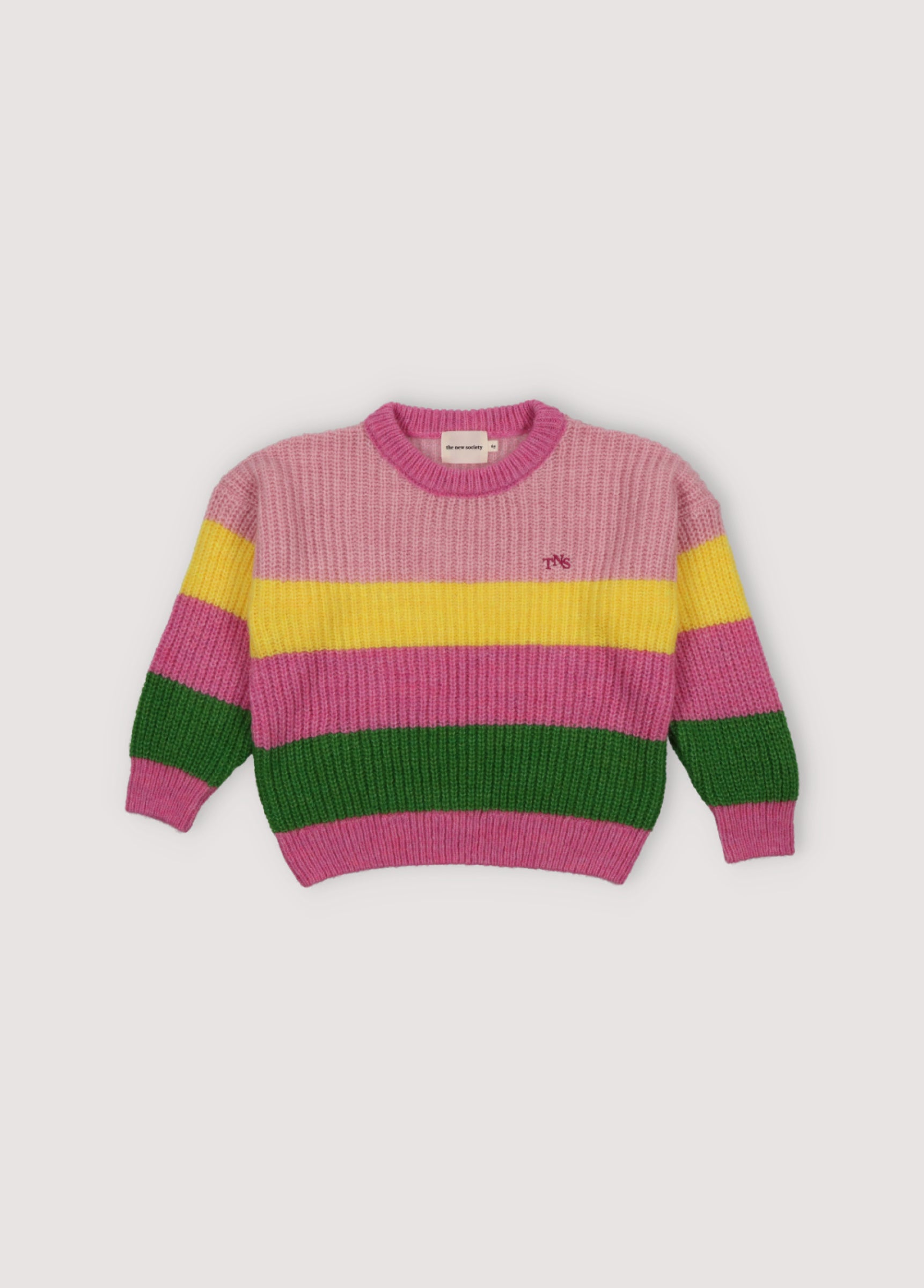 Girls Multicolor Knit Sweater