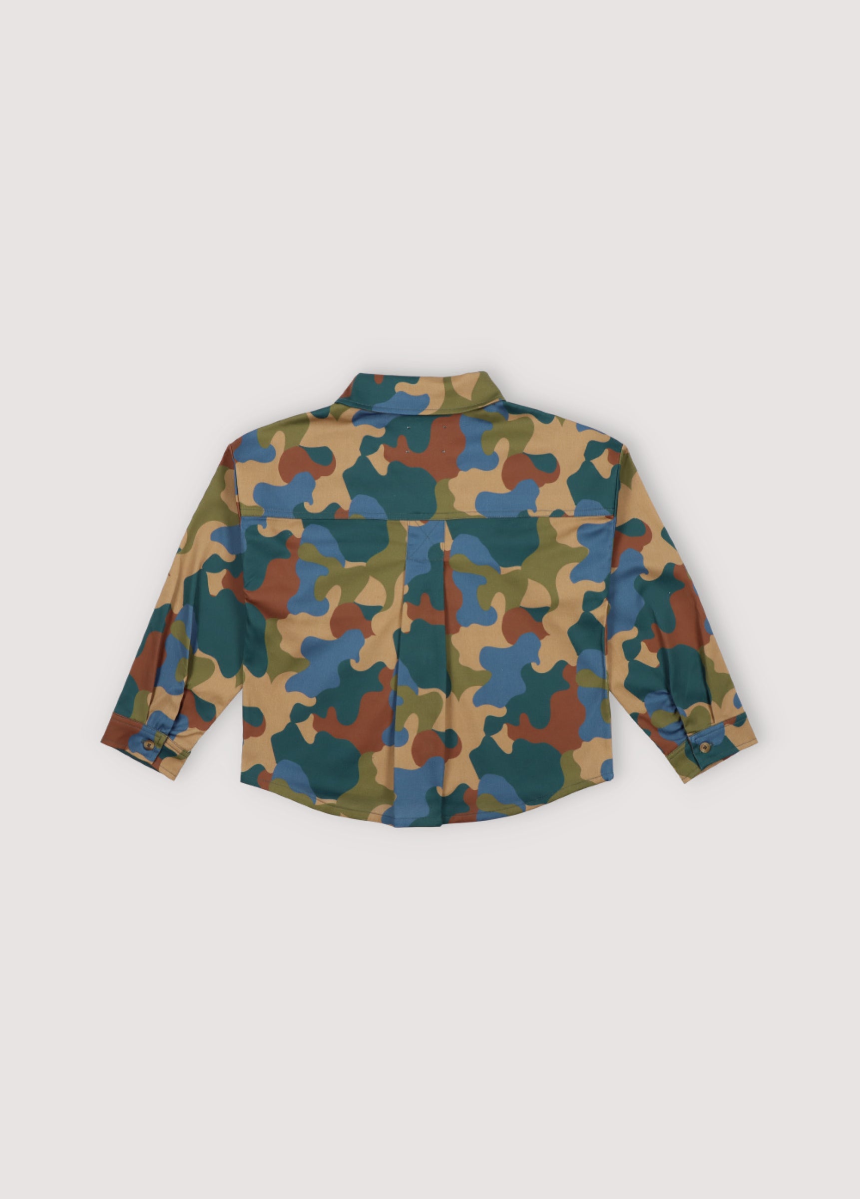 Boys Camouflage Cotton Shirt