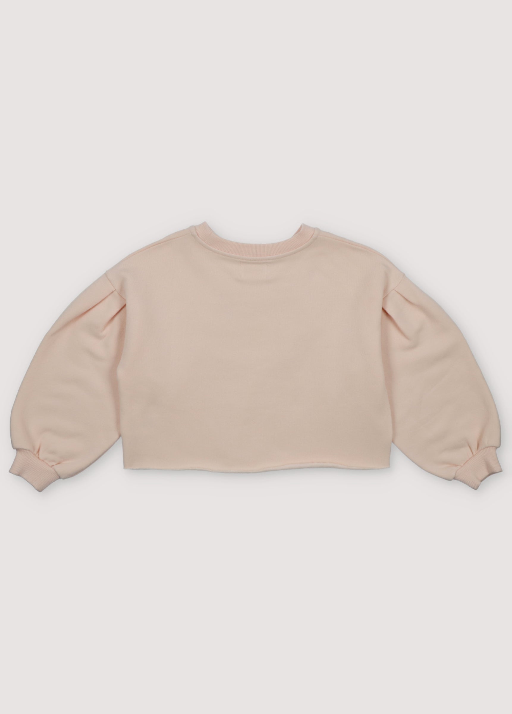 Girls Cream Logo Sweatshirt