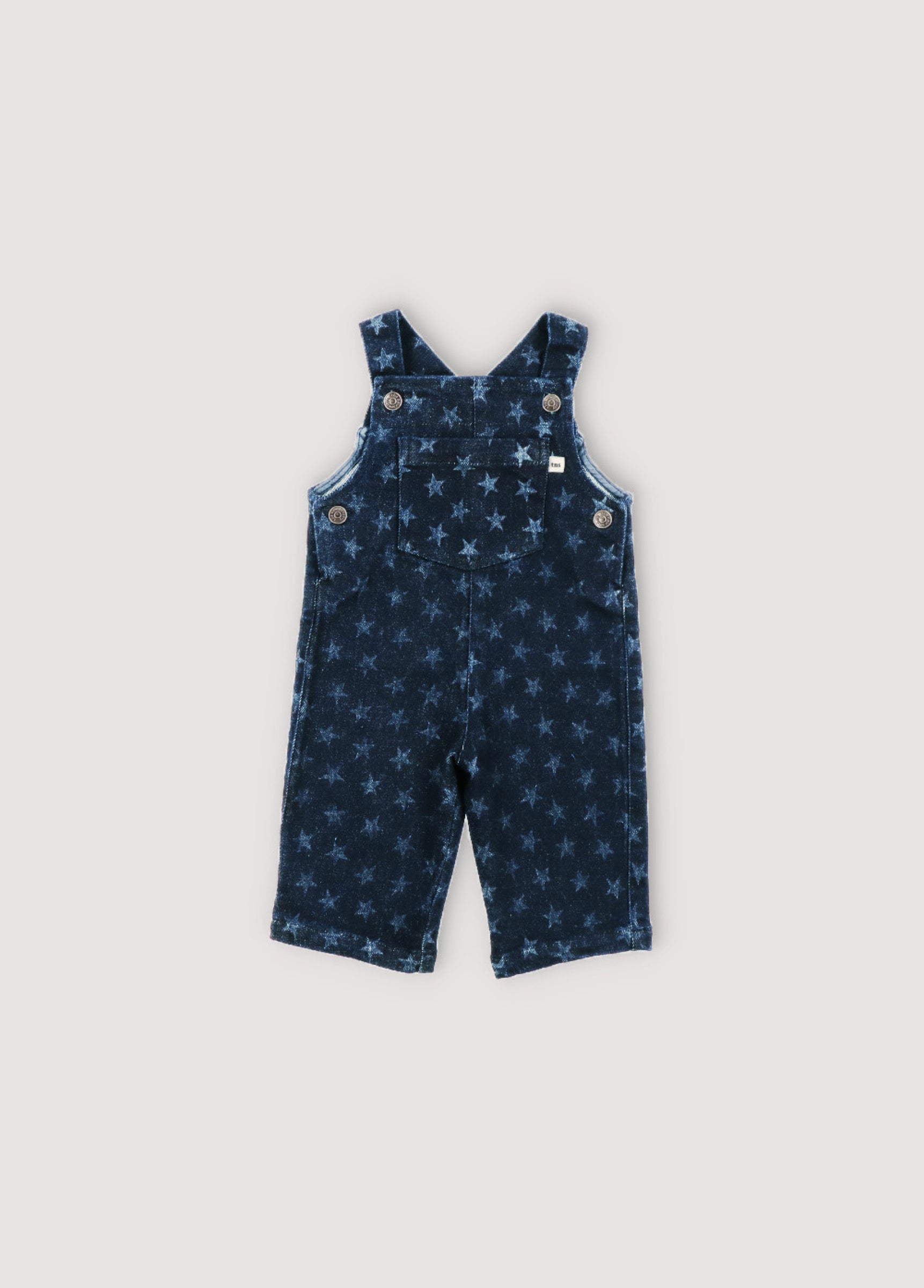 Baby Girls Blue Denim Jumpsuit