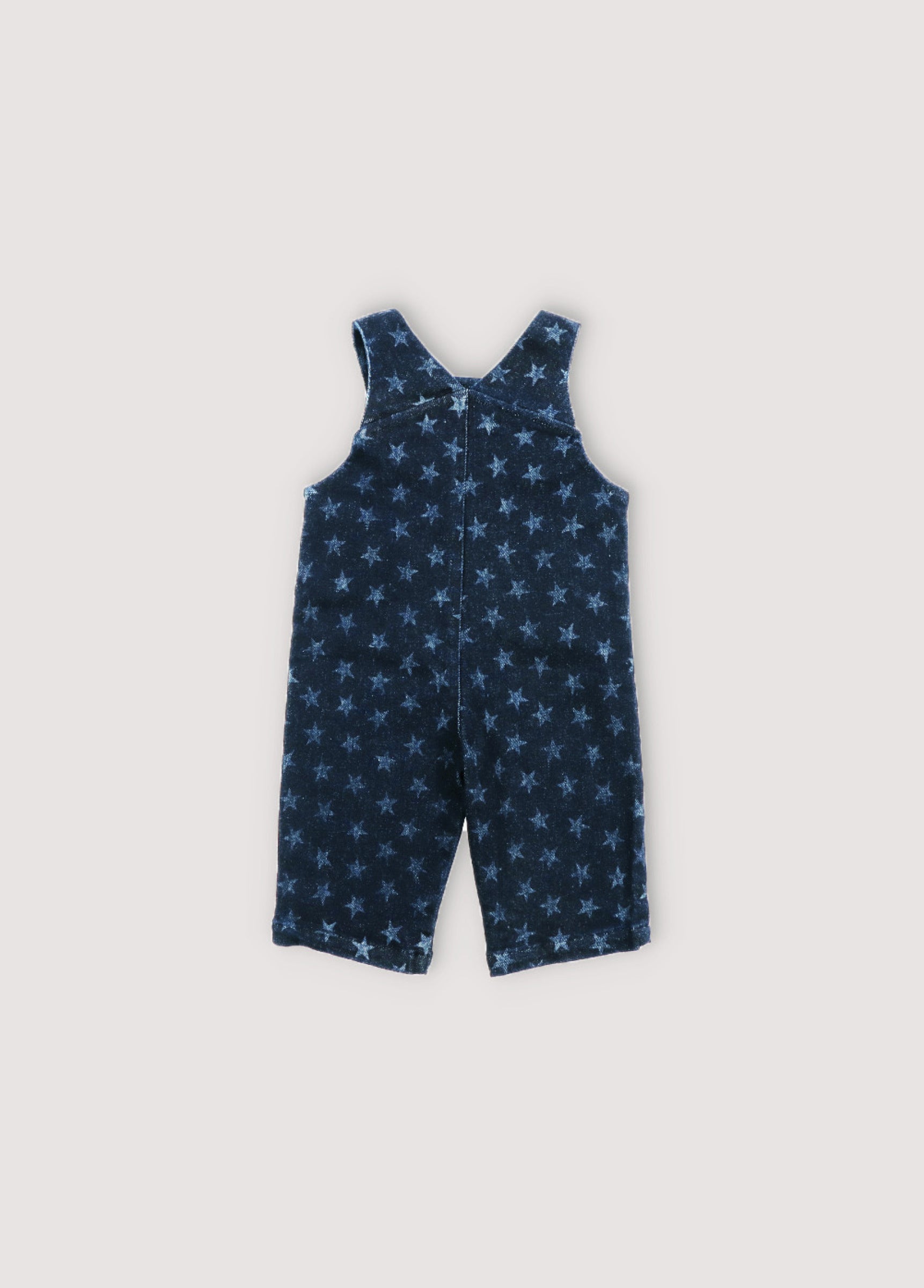 Baby Girls Blue Denim Jumpsuit