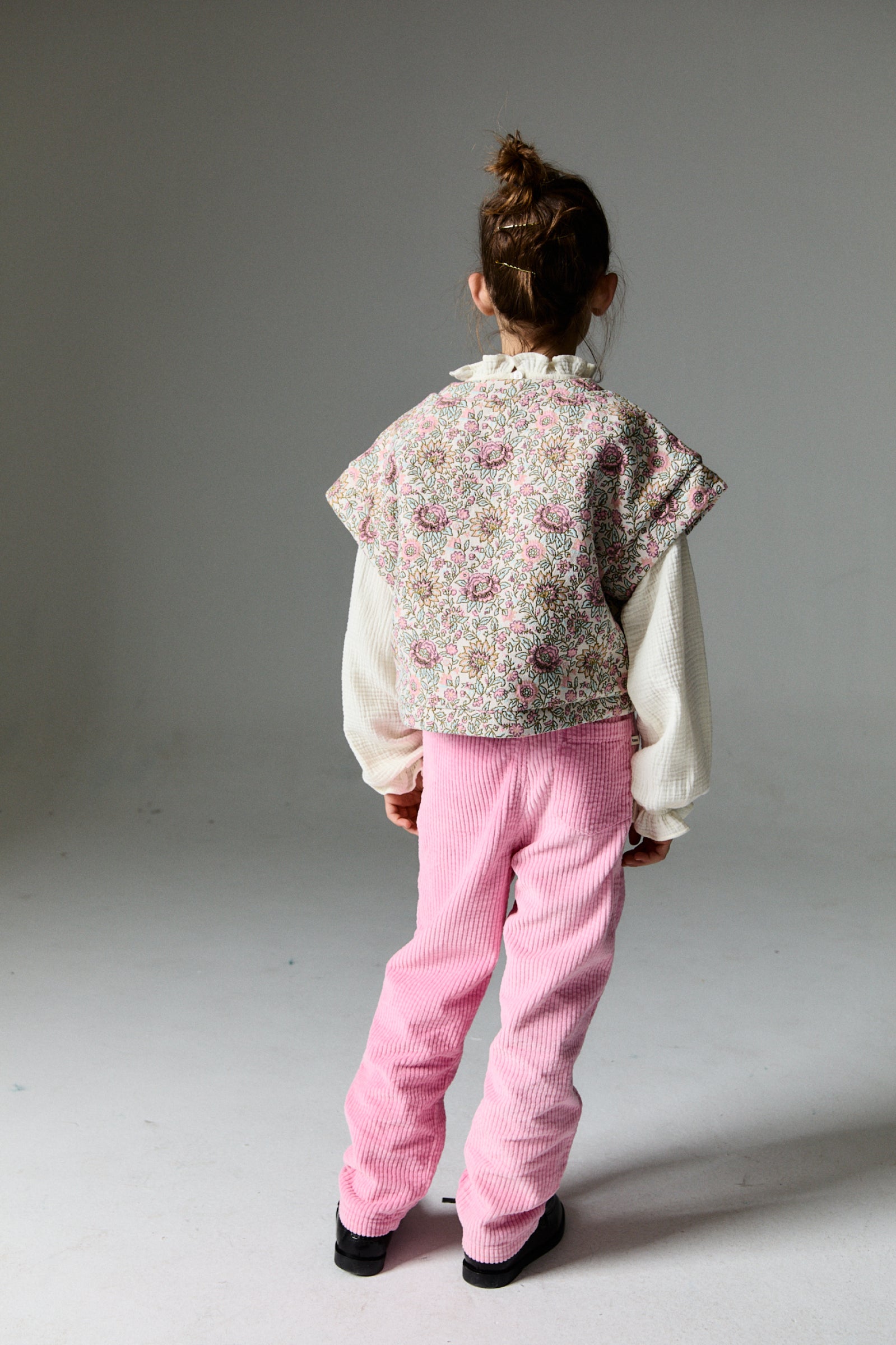 Girls Pink Corduroy Trousers