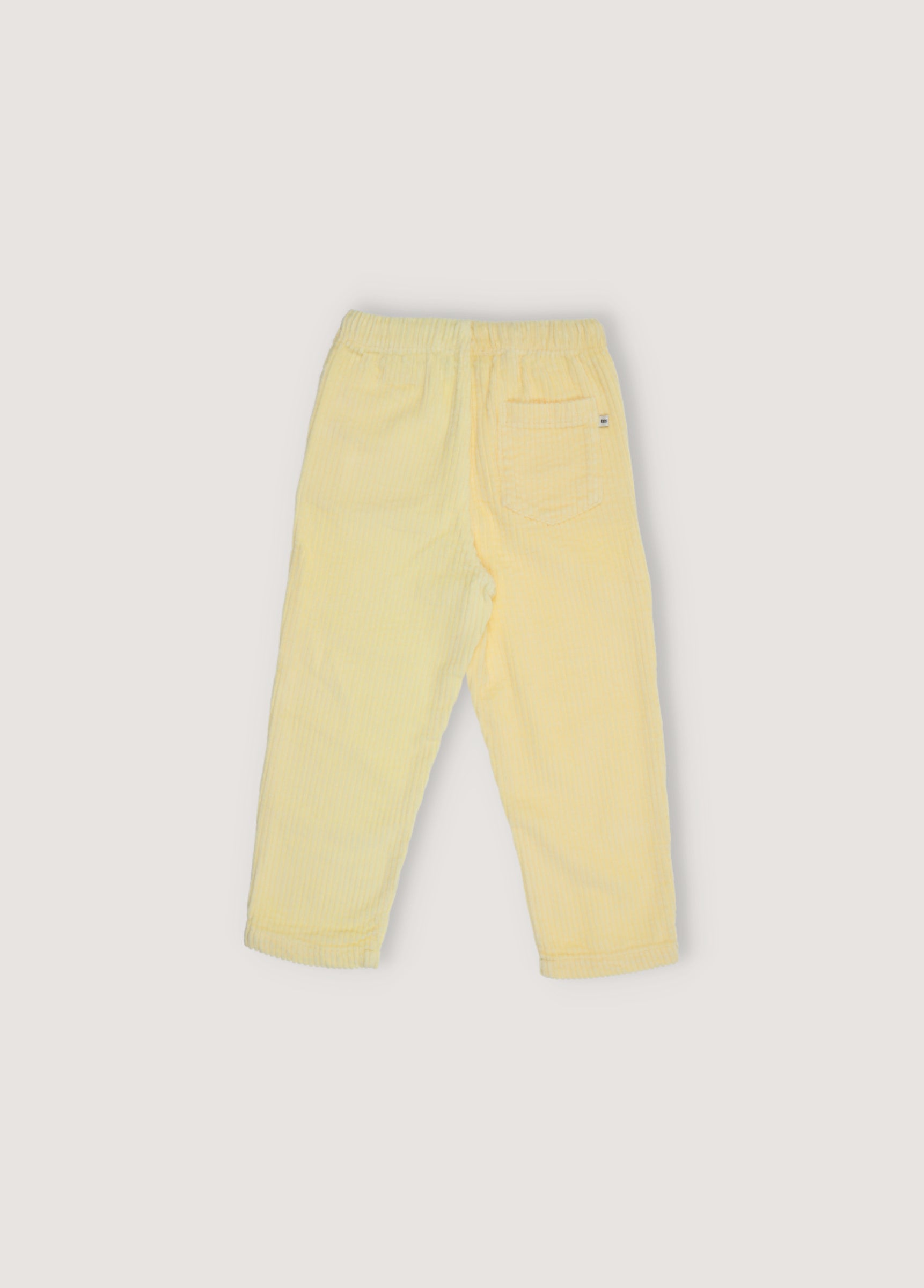 Girls Yellow Corduroy Trousers