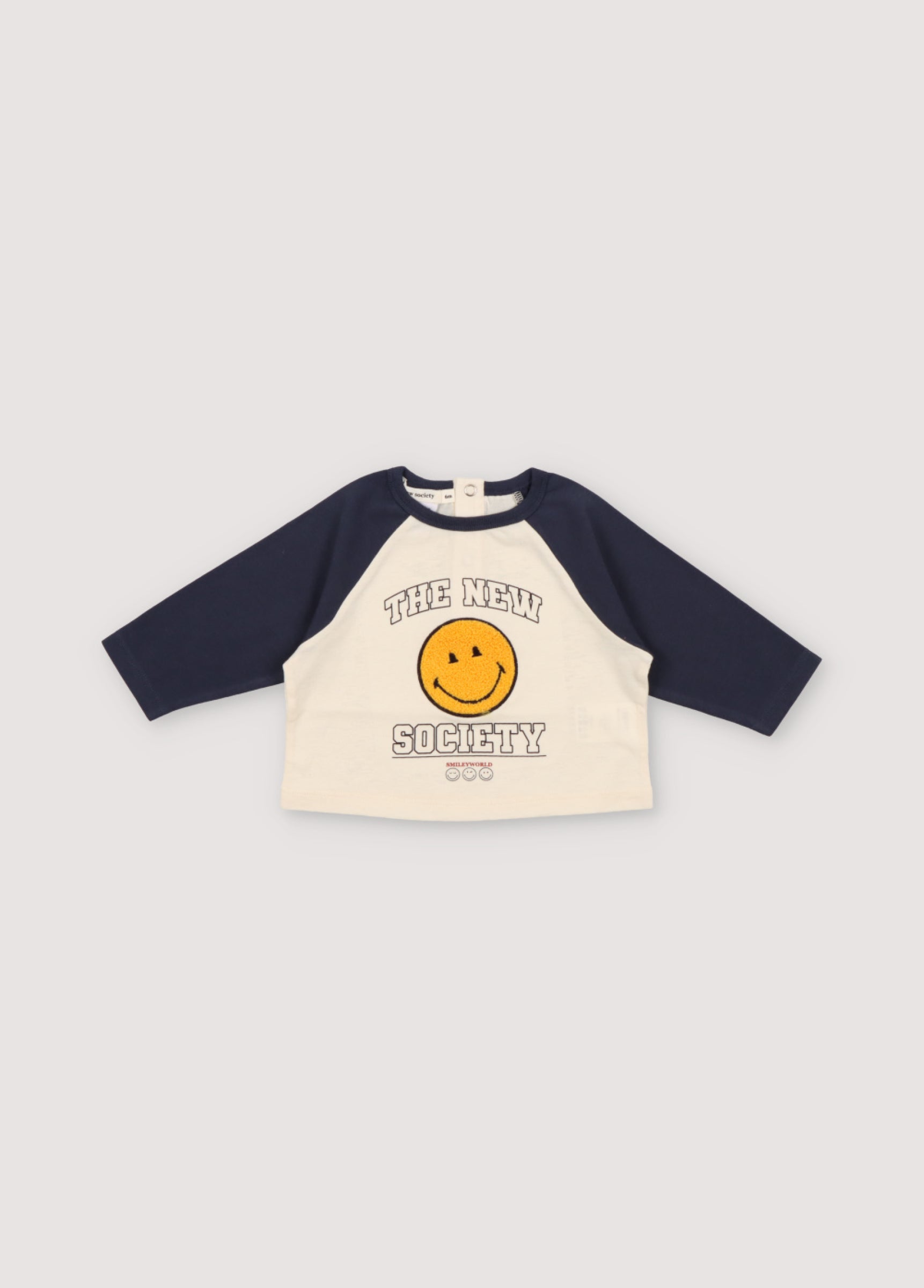 Baby Boys & Girls Cream Cotton T-Shirt