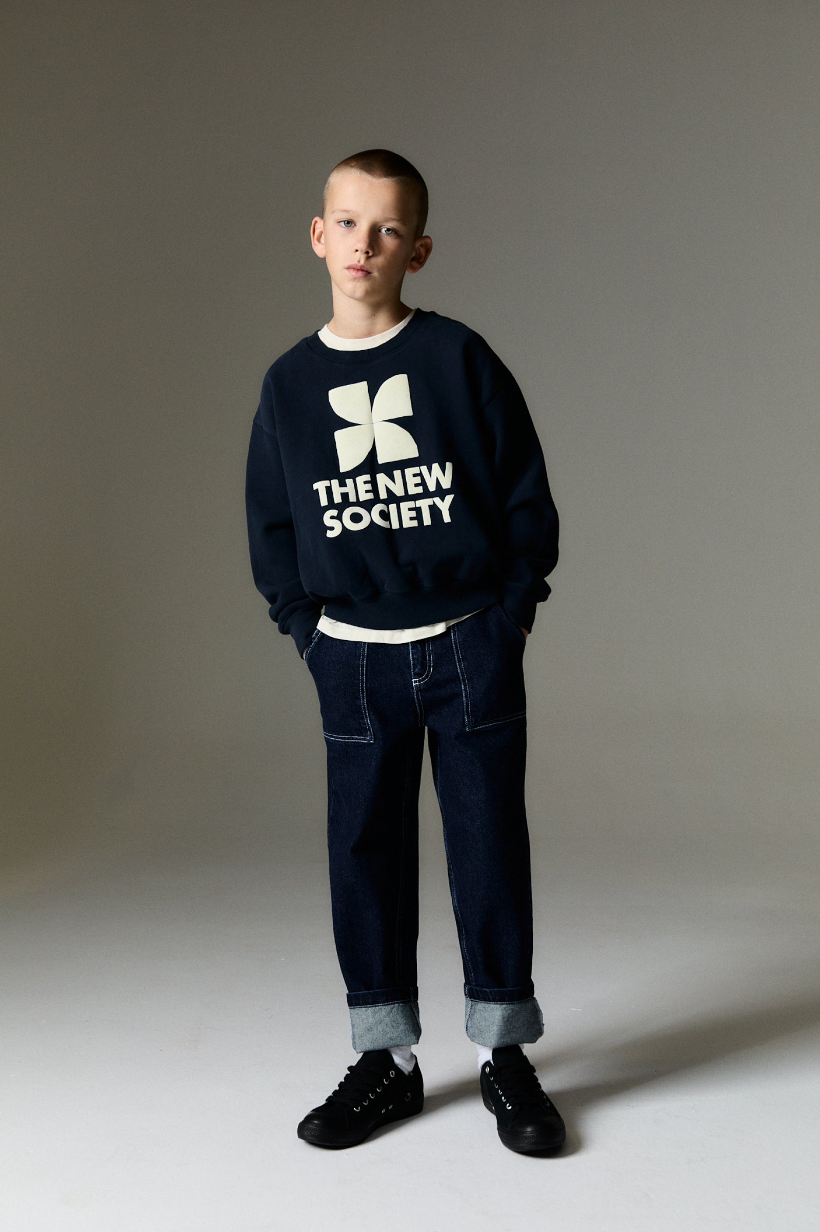 Boys Blue Denim Trousers