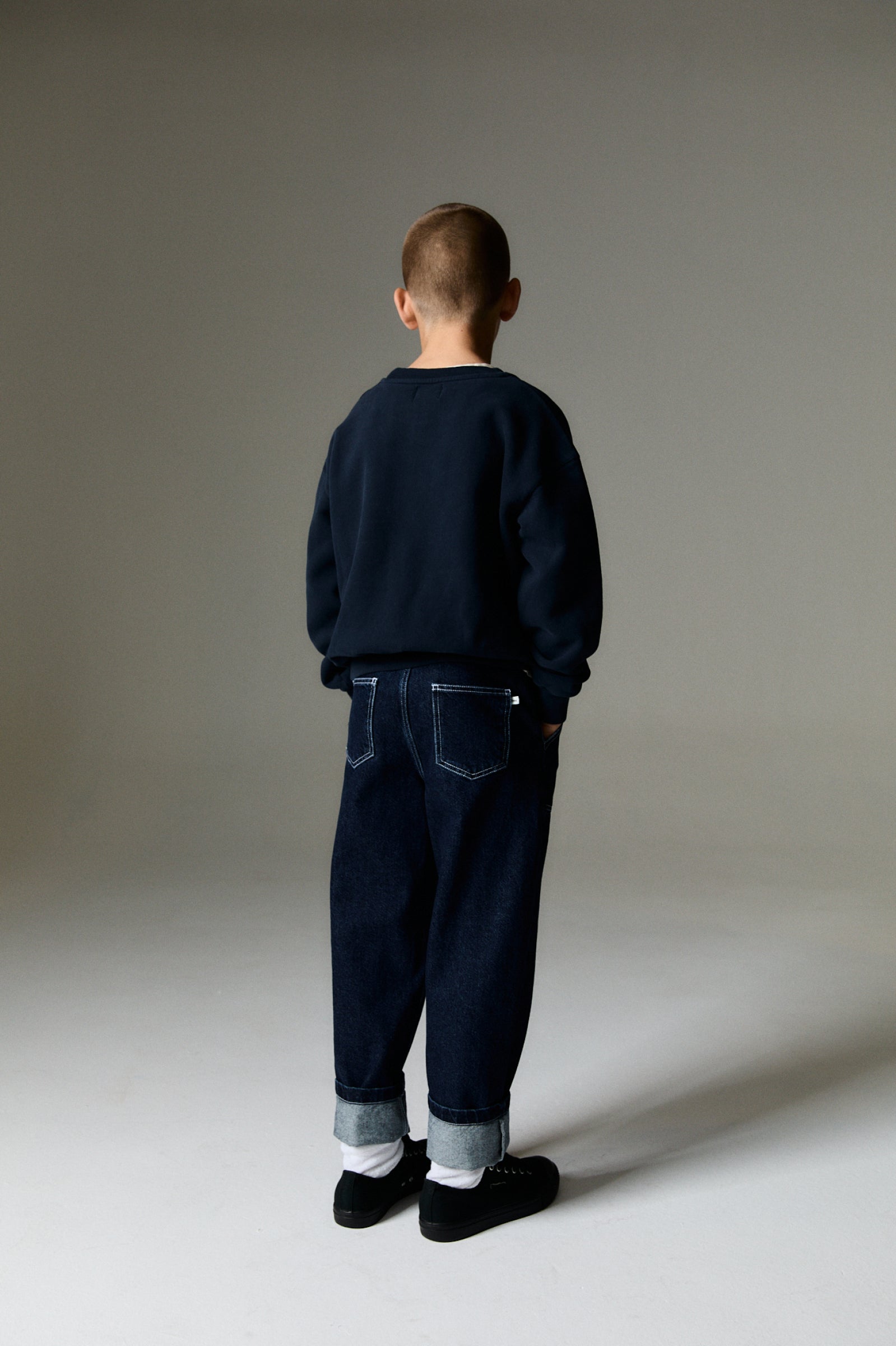 Boys Blue Denim Trousers