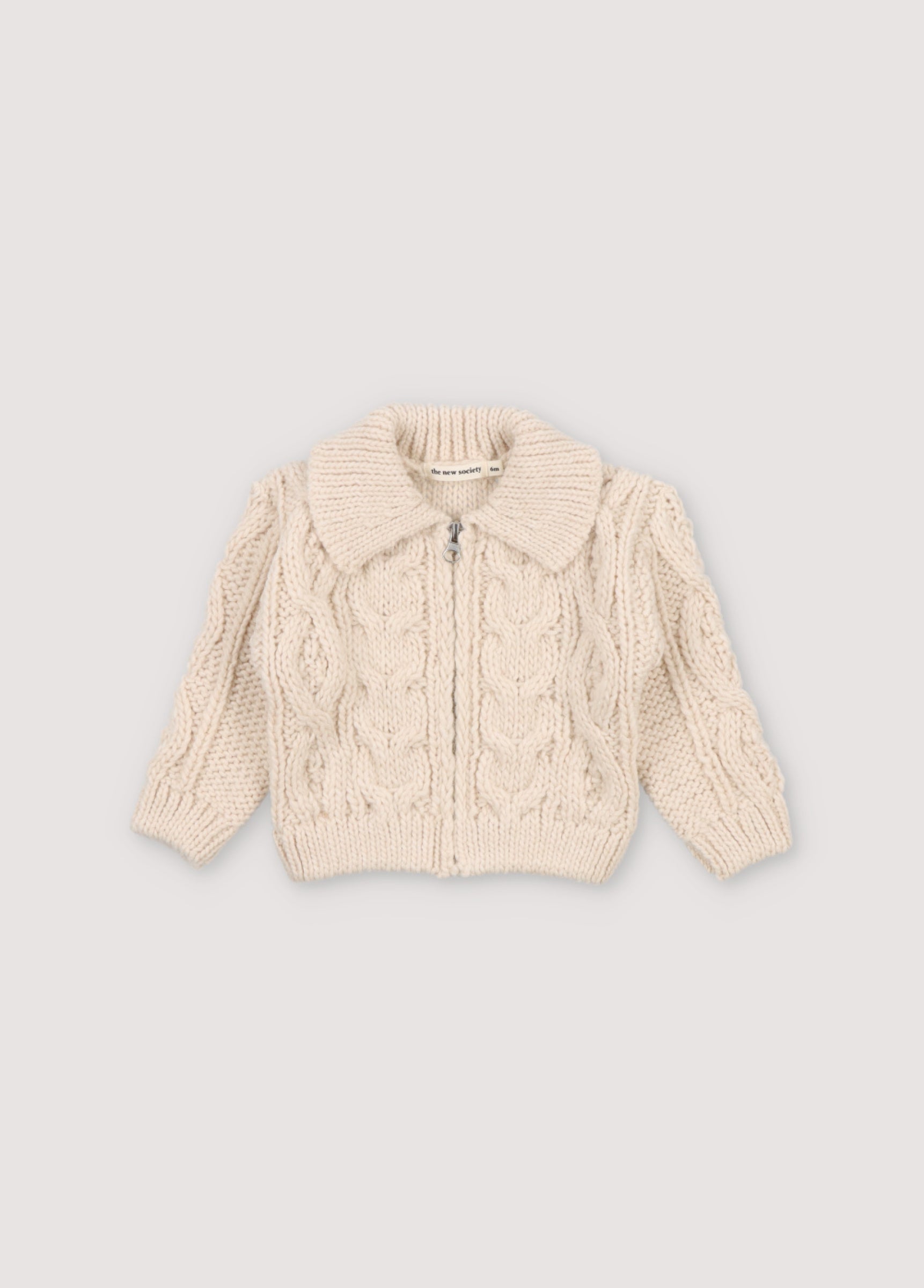 Baby Boys & Girls Cream Wool Cardigan