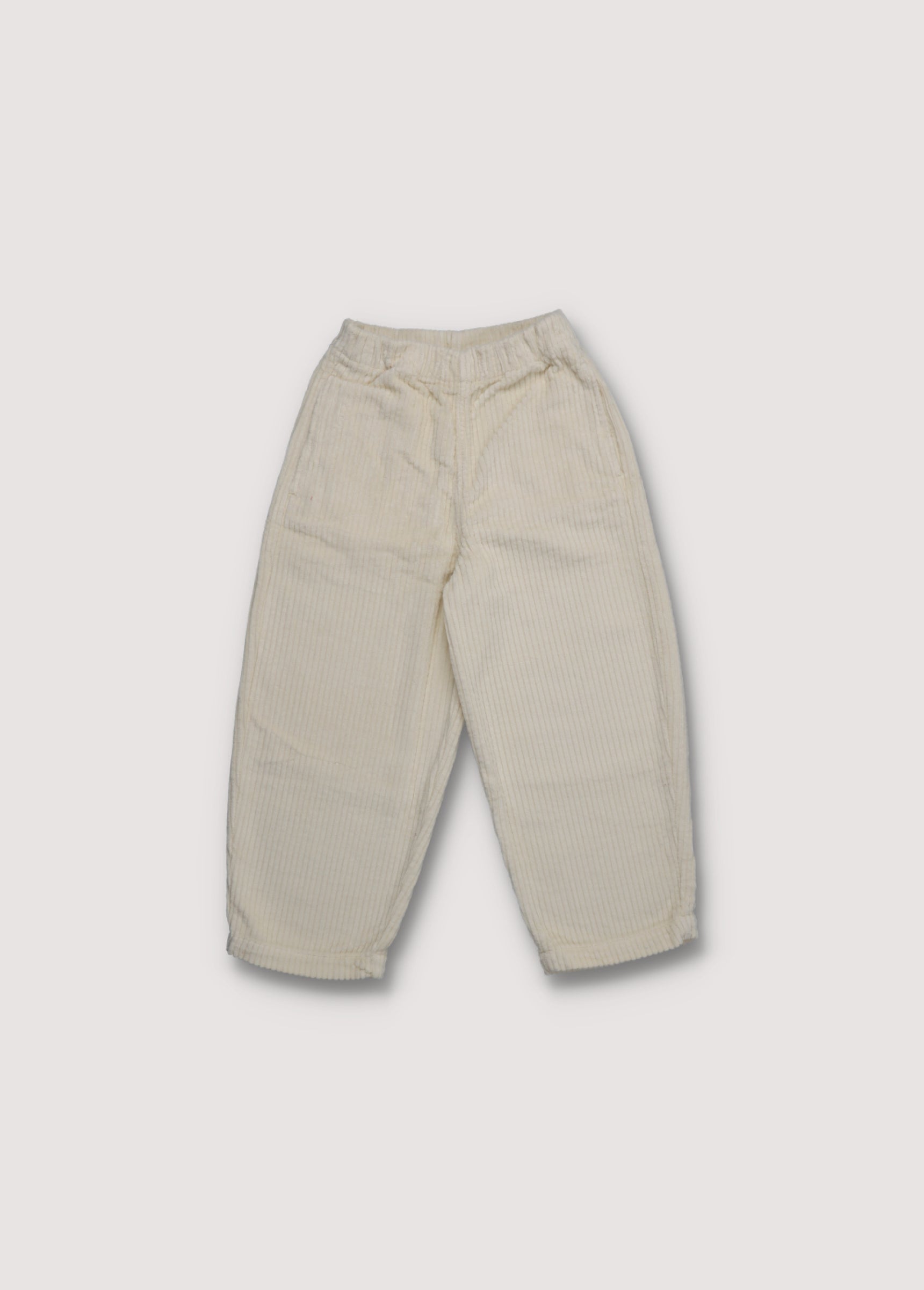 Boys Cream Corduroy Trousers