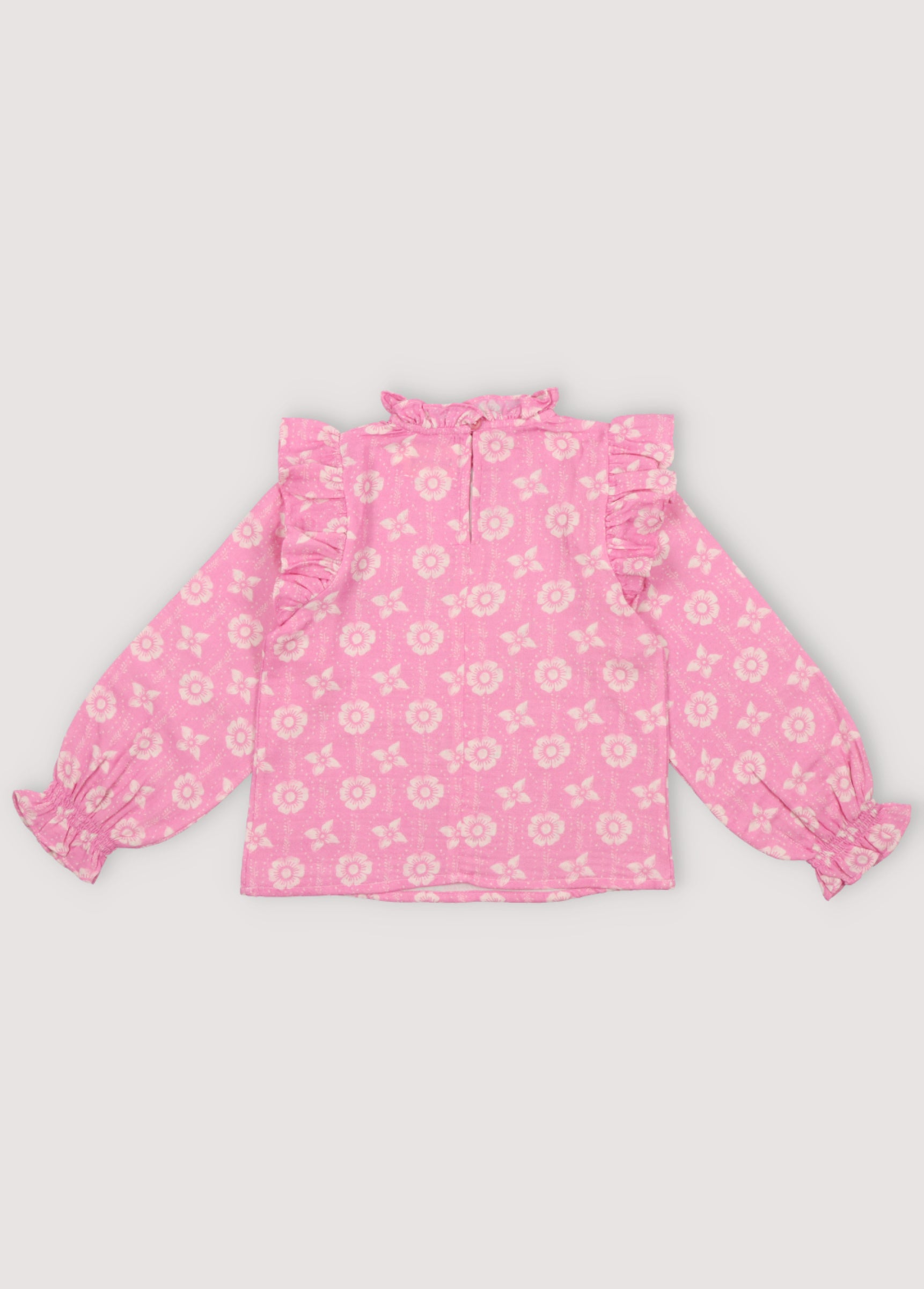 Girls Pink Cotton Top