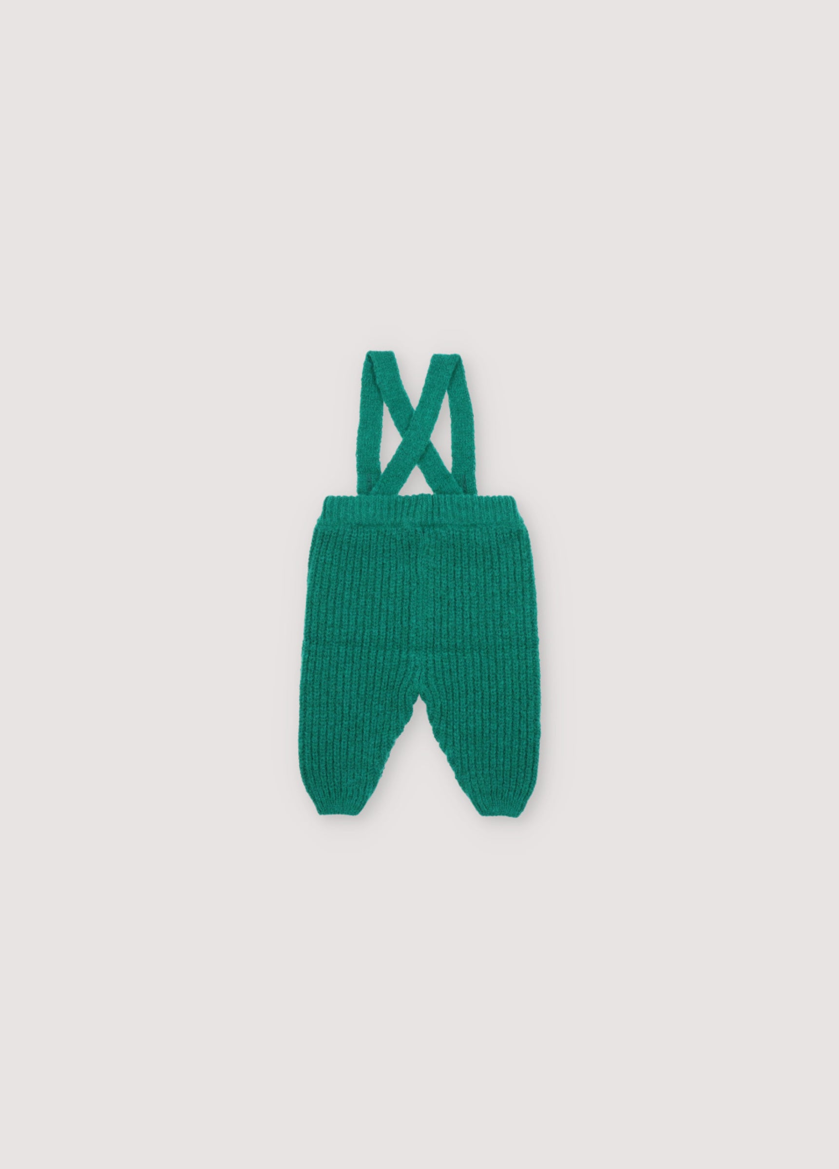 Baby Boys & Girls Green Wool Trousers