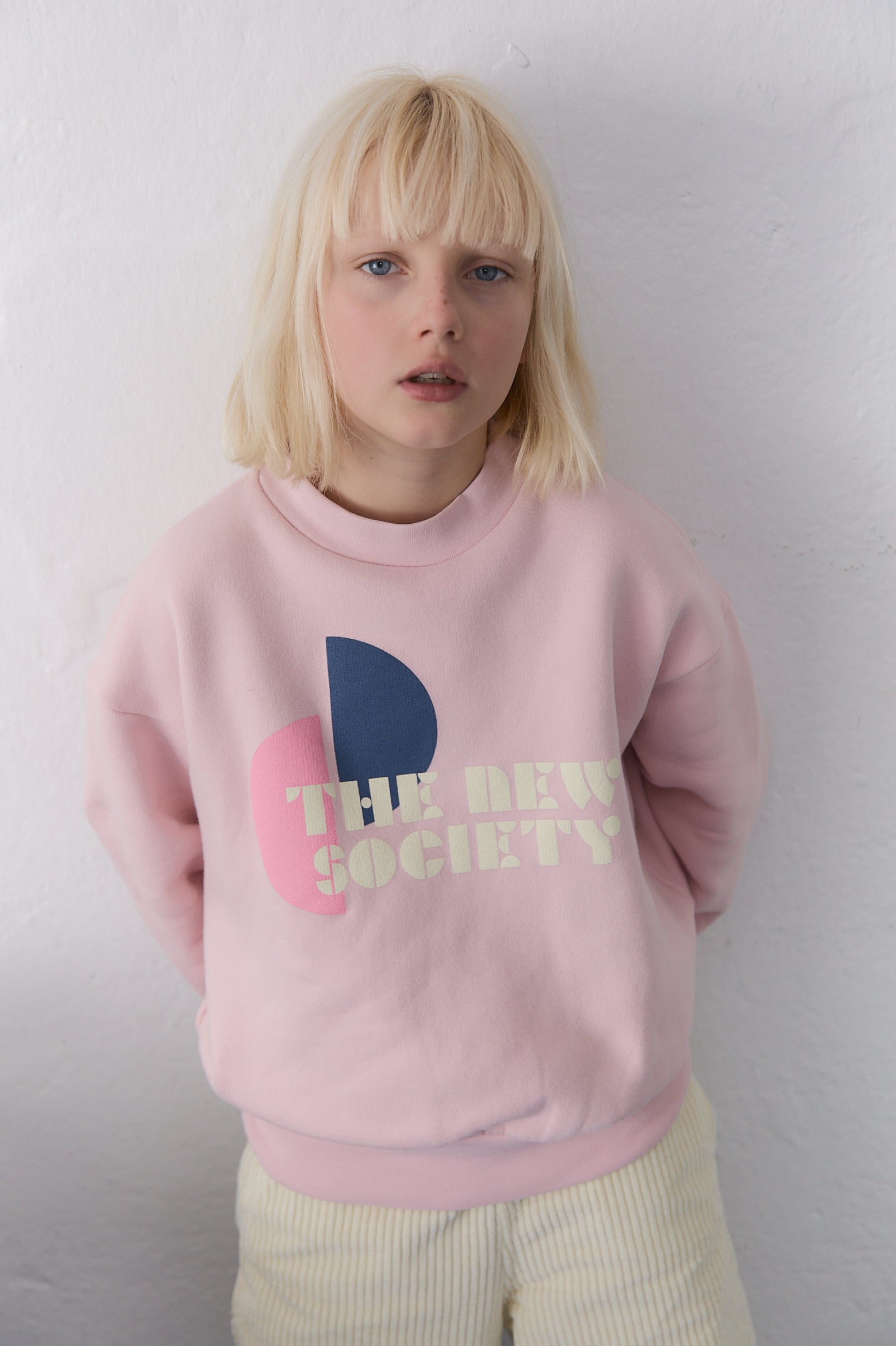 Girls Pink Logo Sweatshirt