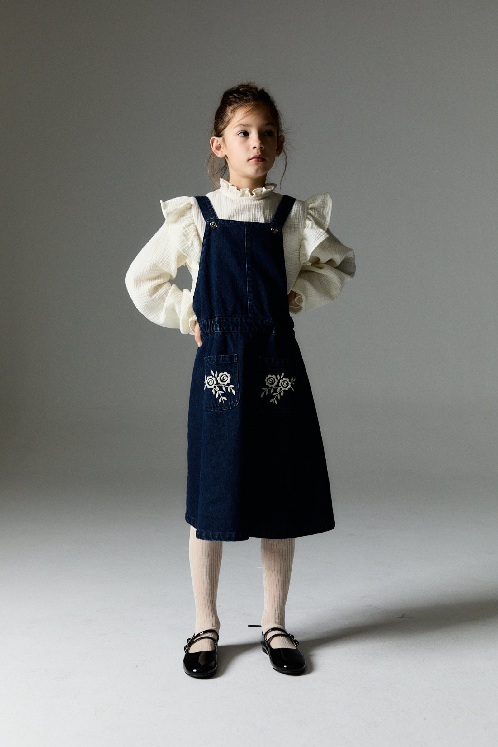 Girls Blue Denim Dress