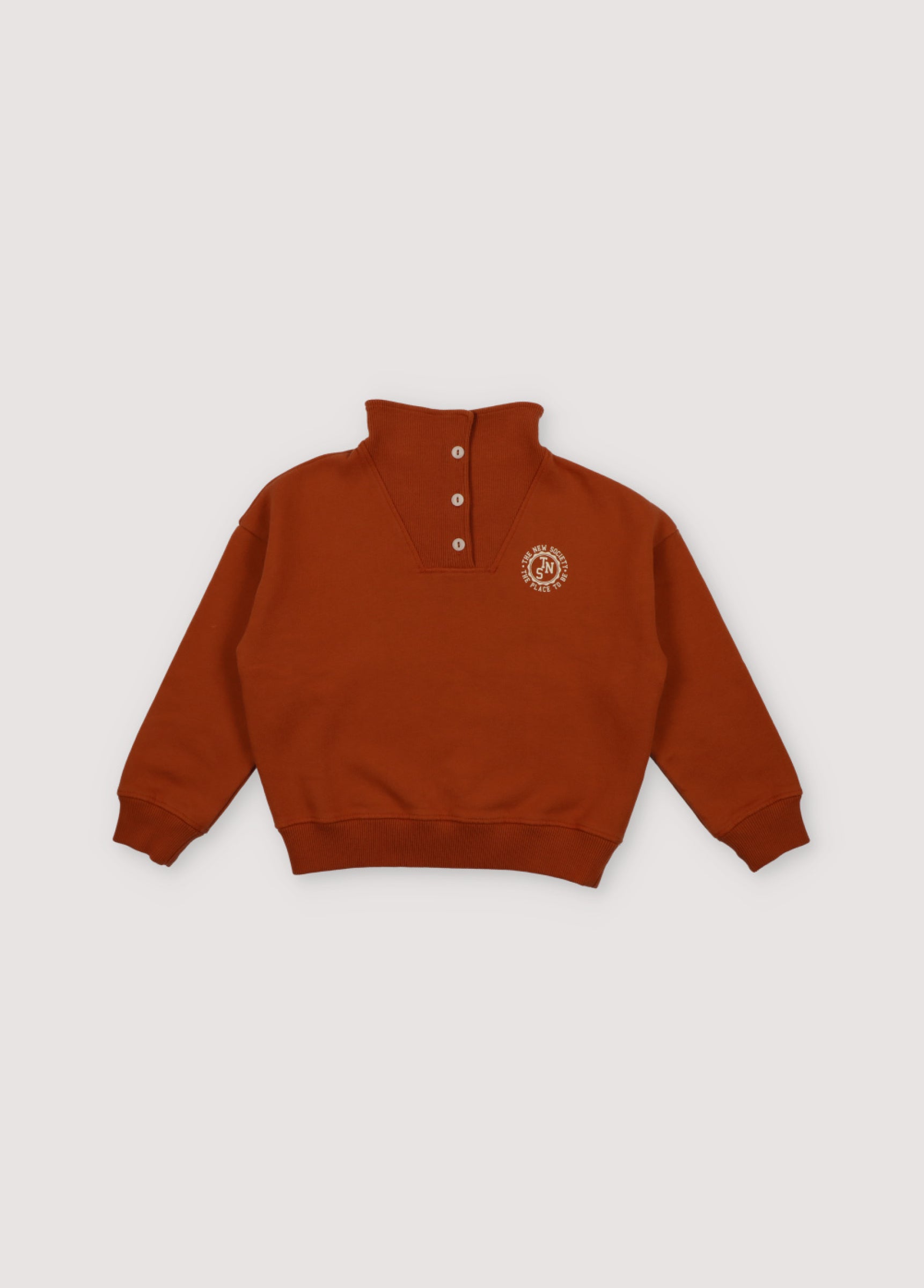 Boys & Girls Caramel Cotton Sweatshirt