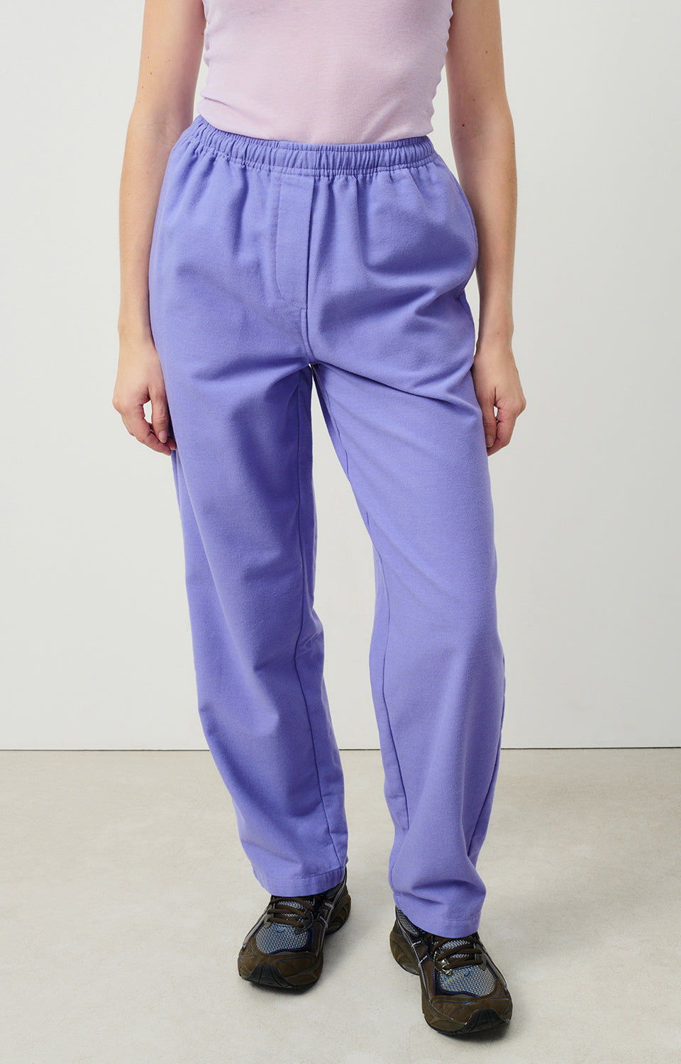 Women Blue Purple Trousers