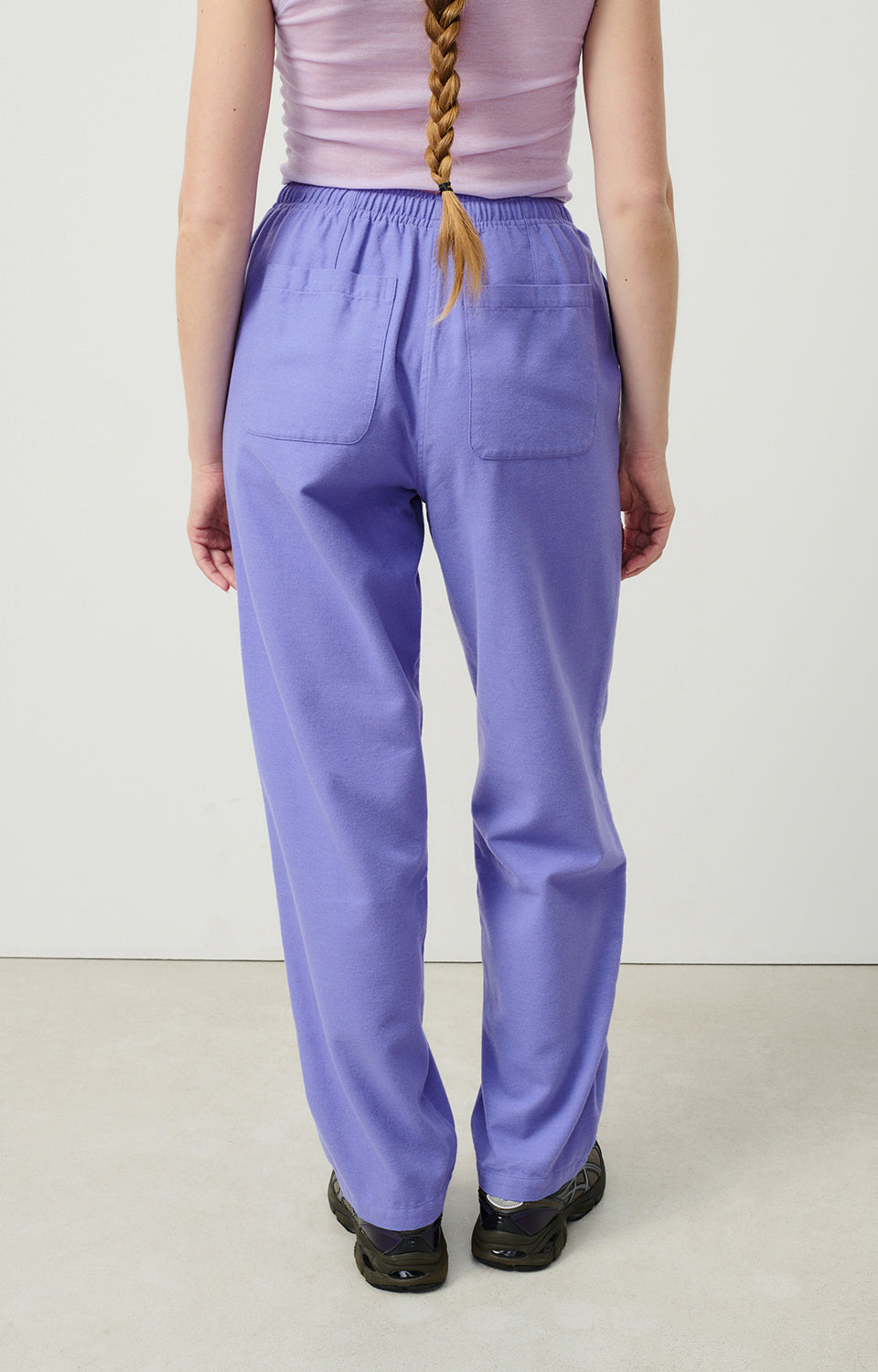 Women Blue Purple Trousers