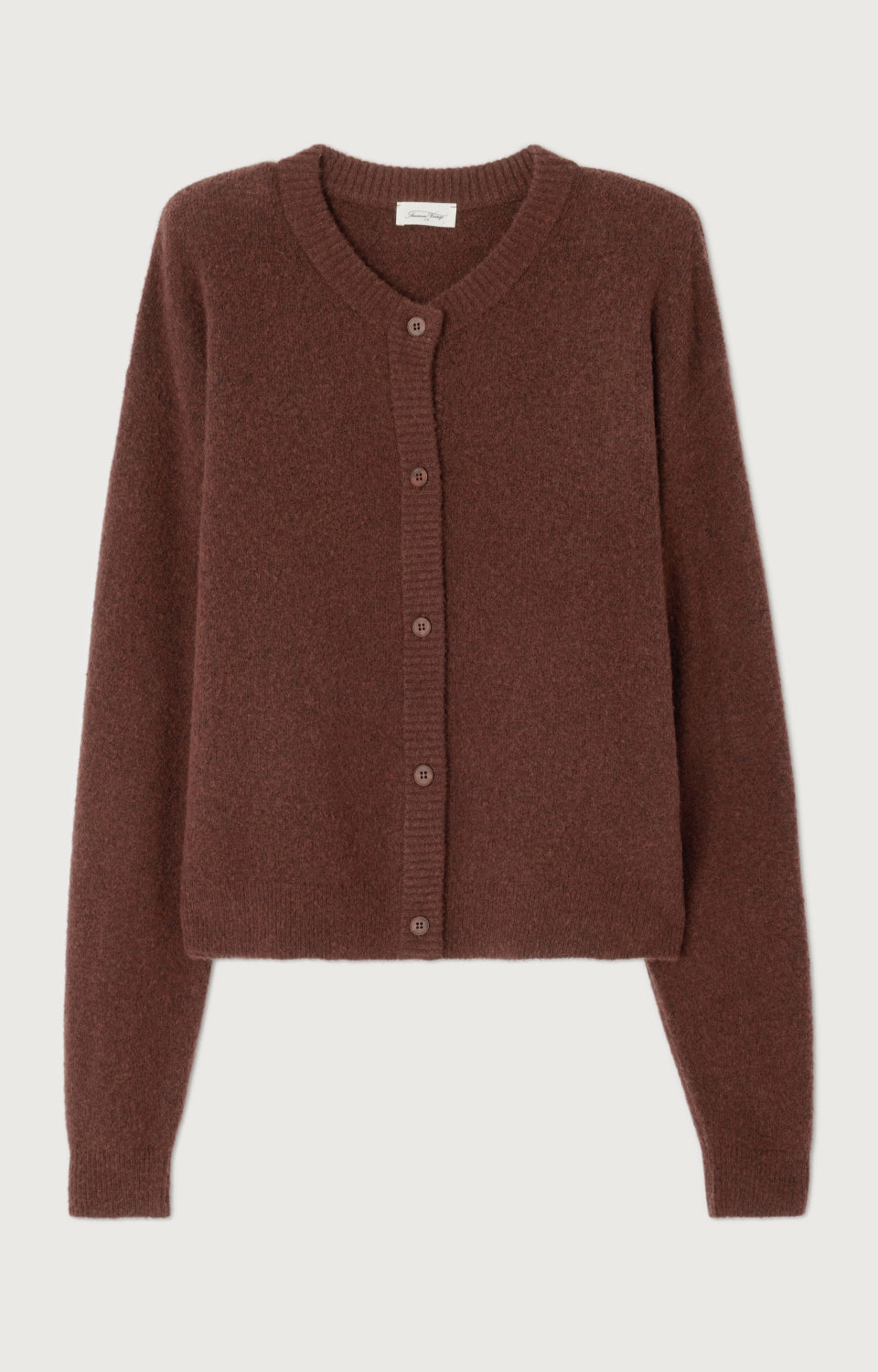 Women Brown Knit Cardigan