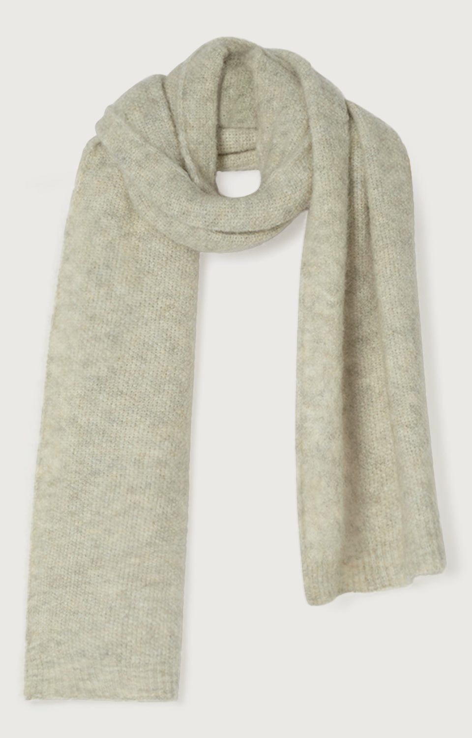 Adult Beige Grey Scarf