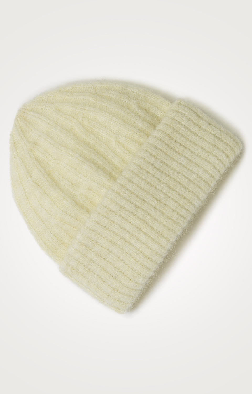 Women Cream Knit Hat