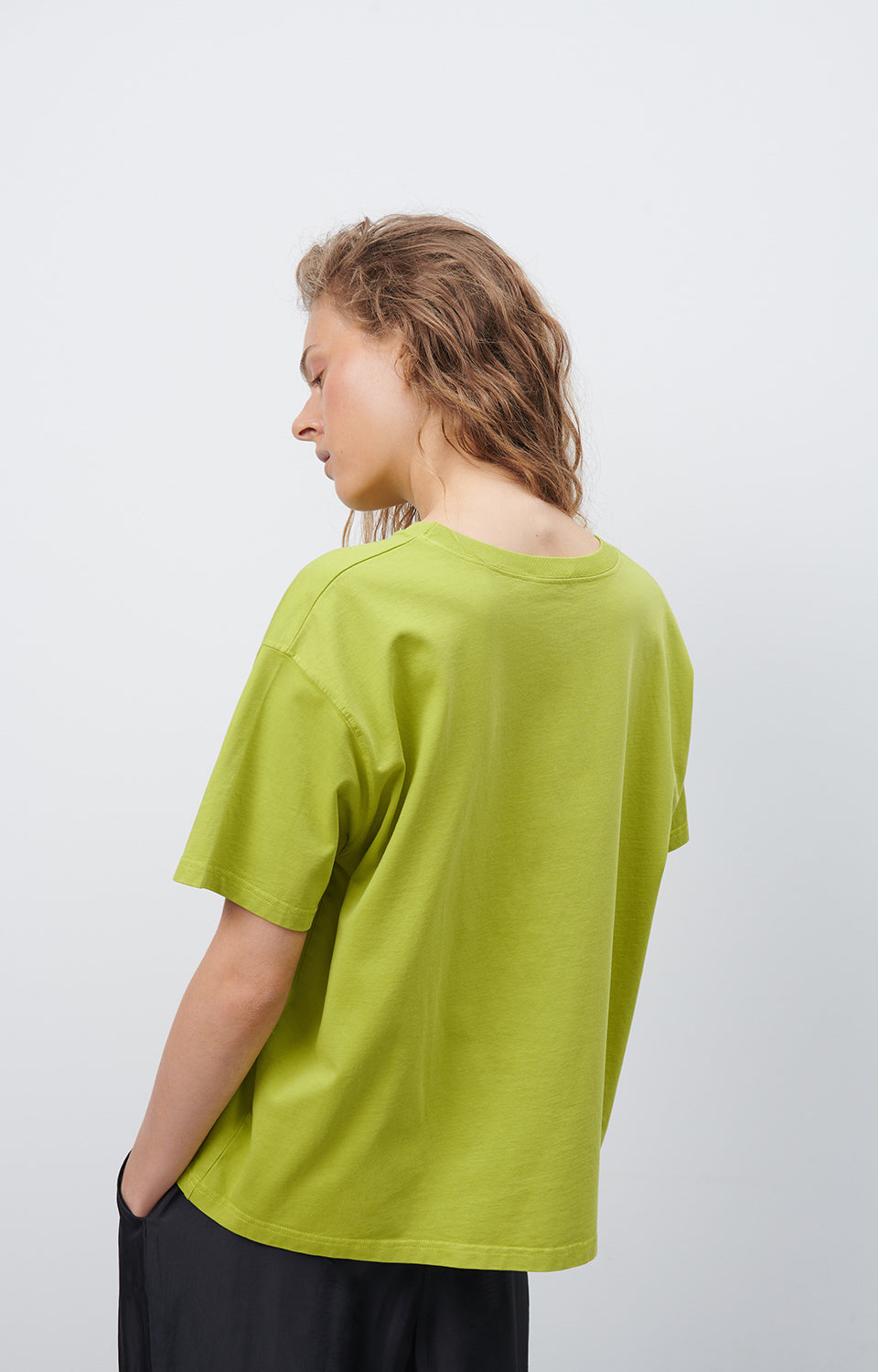 Women Green Cotton T-Shirt