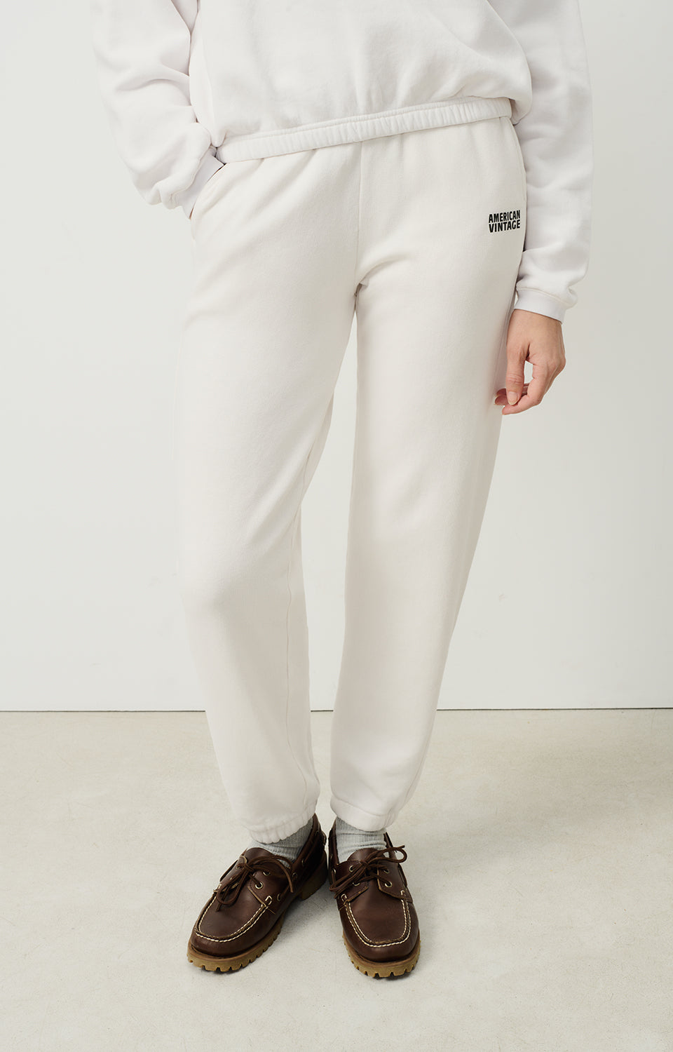 Women White Cotton Trousers