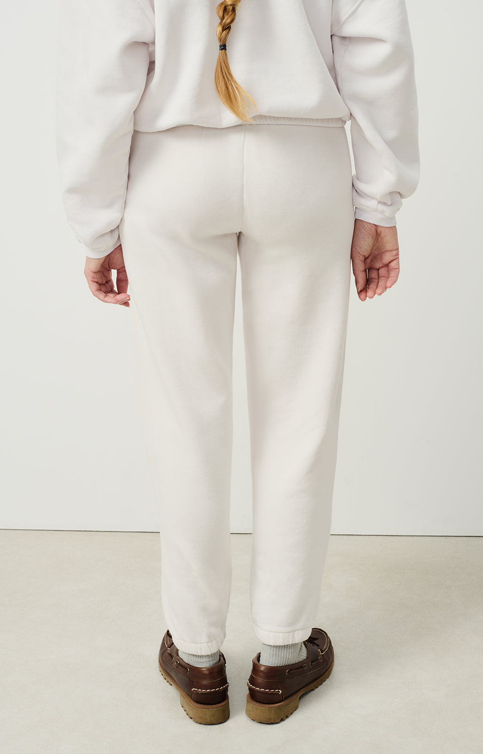 Women White Cotton Trousers