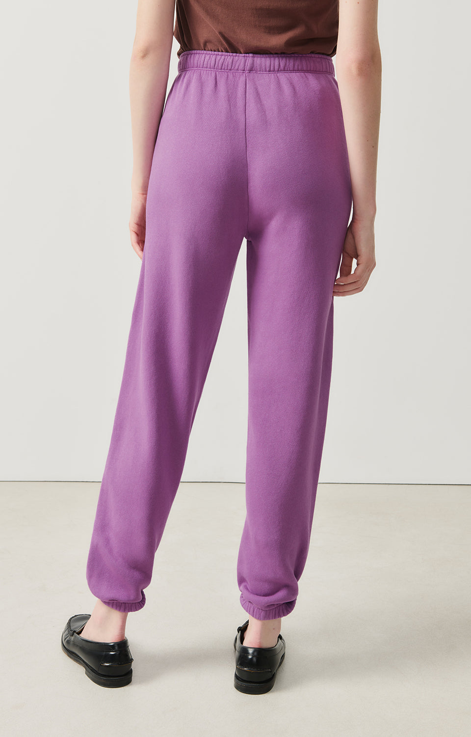 Women Purple Cotton Trousers