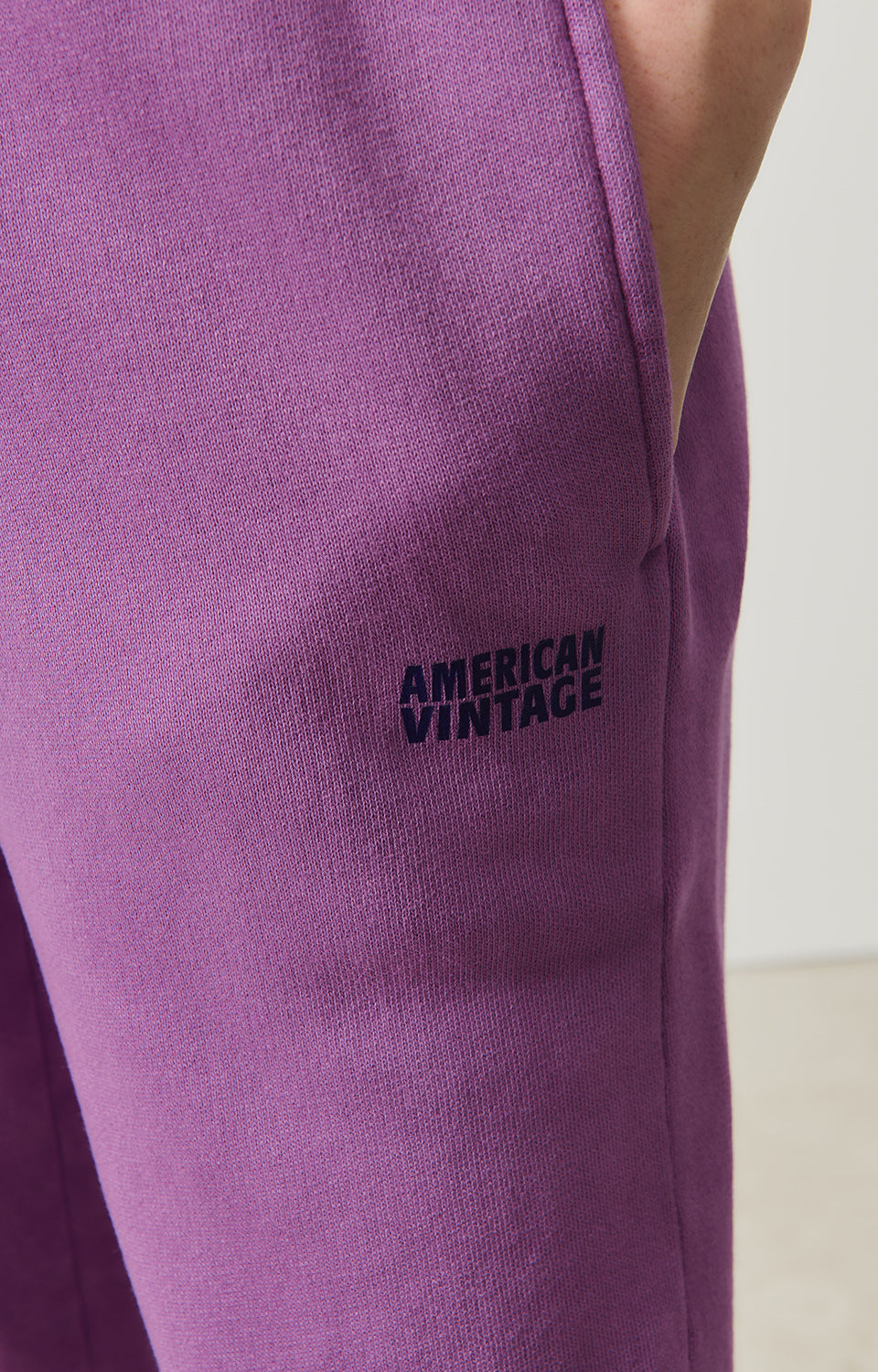 Women Purple Cotton Trousers