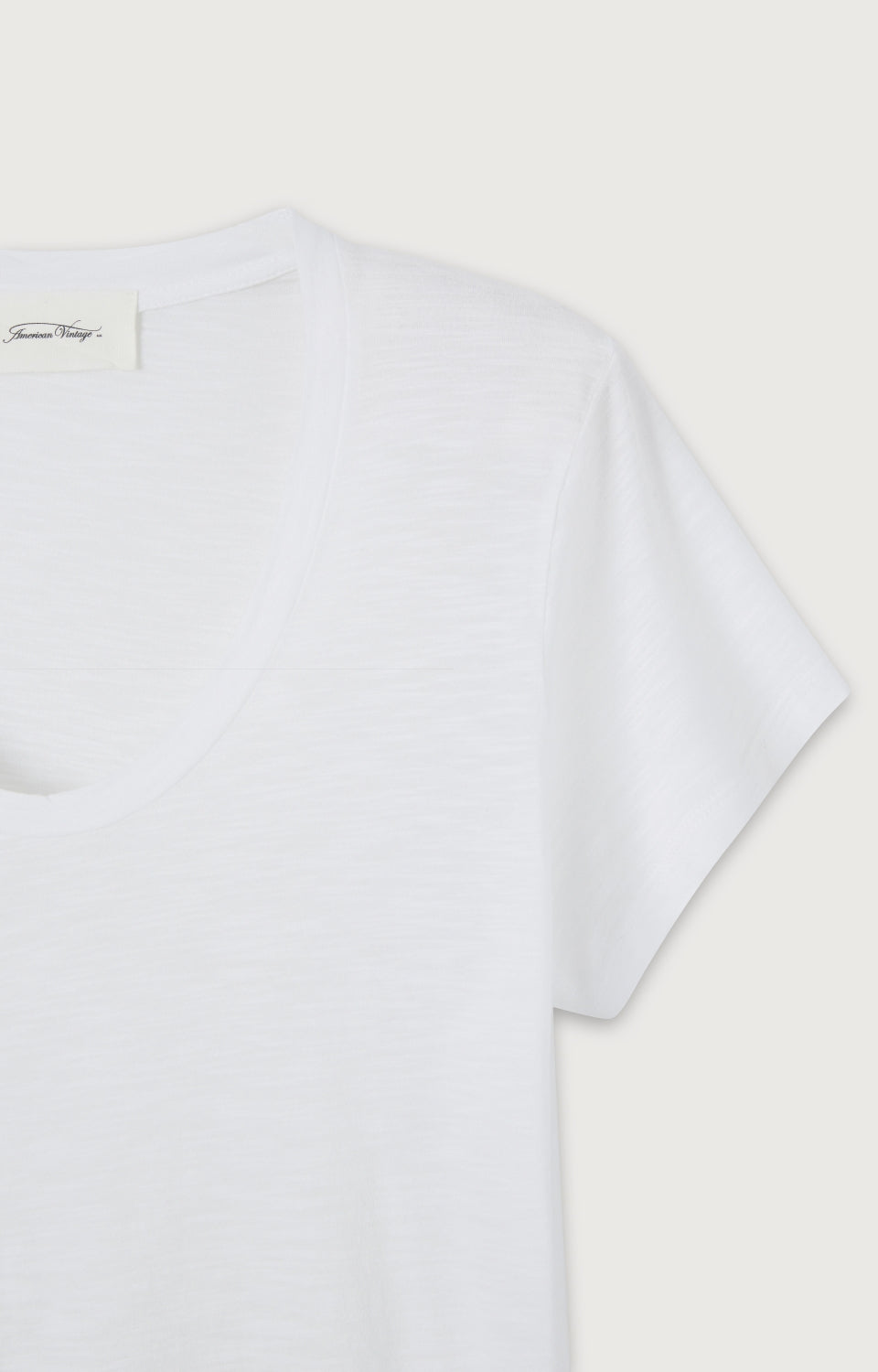 Women White Cotton T-Shirt