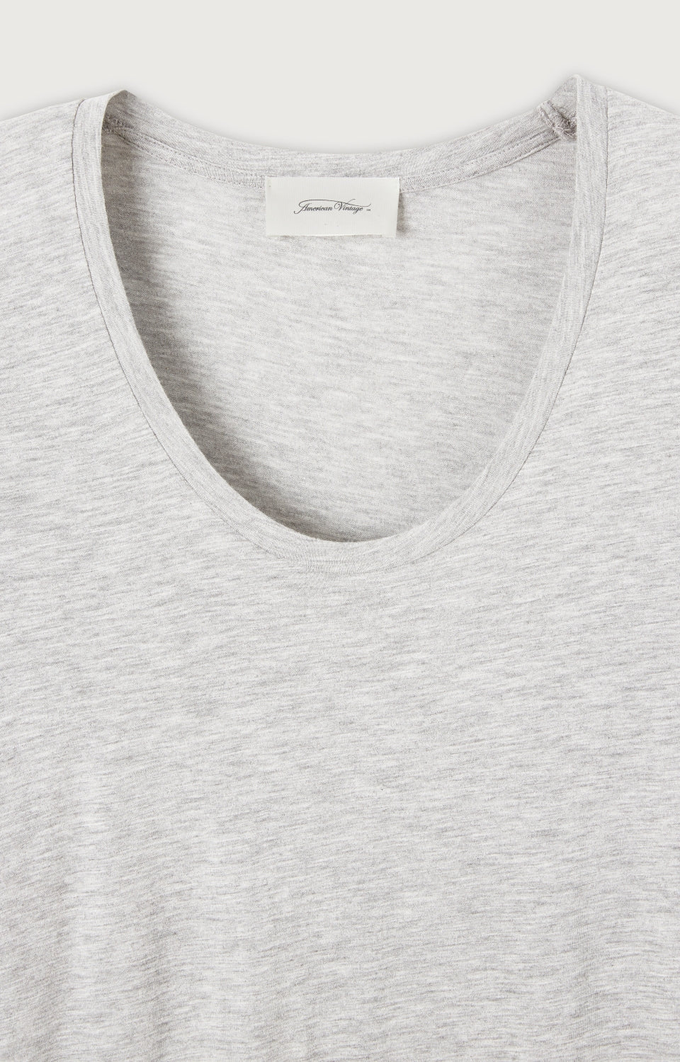 Women Light Grey Cotton T-Shirt