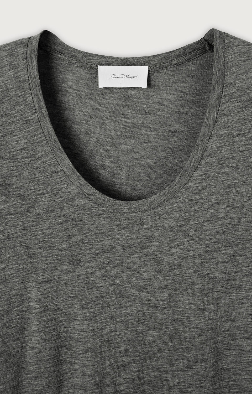 Women Dark Grey Cotton T-Shirt