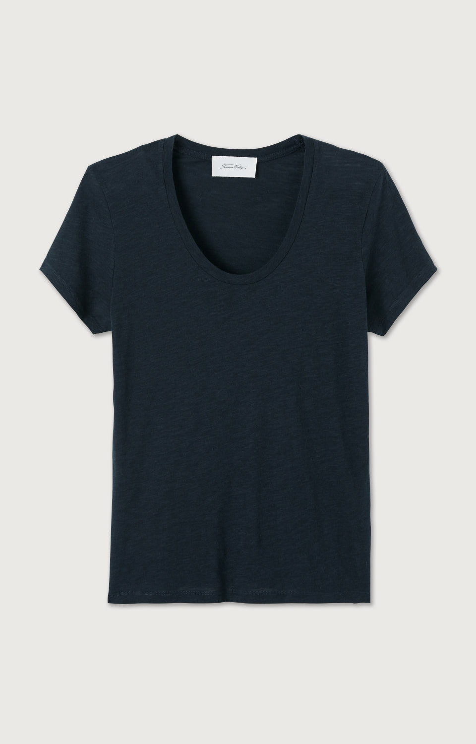 Women Navy Cotton T-Shirt